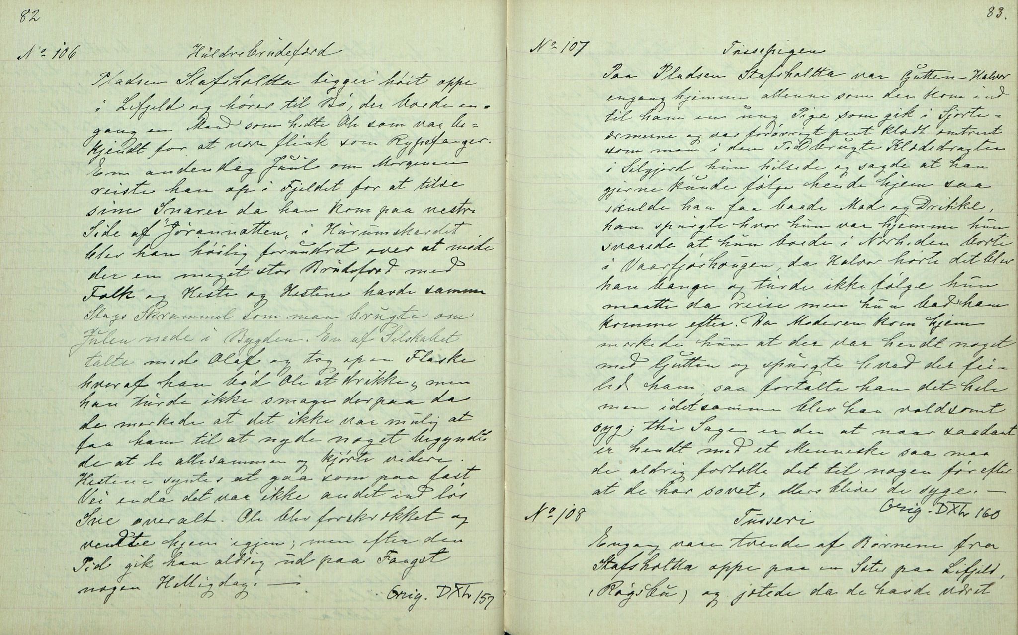 Rikard Berge, TEMU/TGM-A-1003/F/L0007/0009: 251-299 / 259 Bø i Telemarken III. Samlet af Halvor Nilsen Tvedten, 1894-1895, p. 82-83