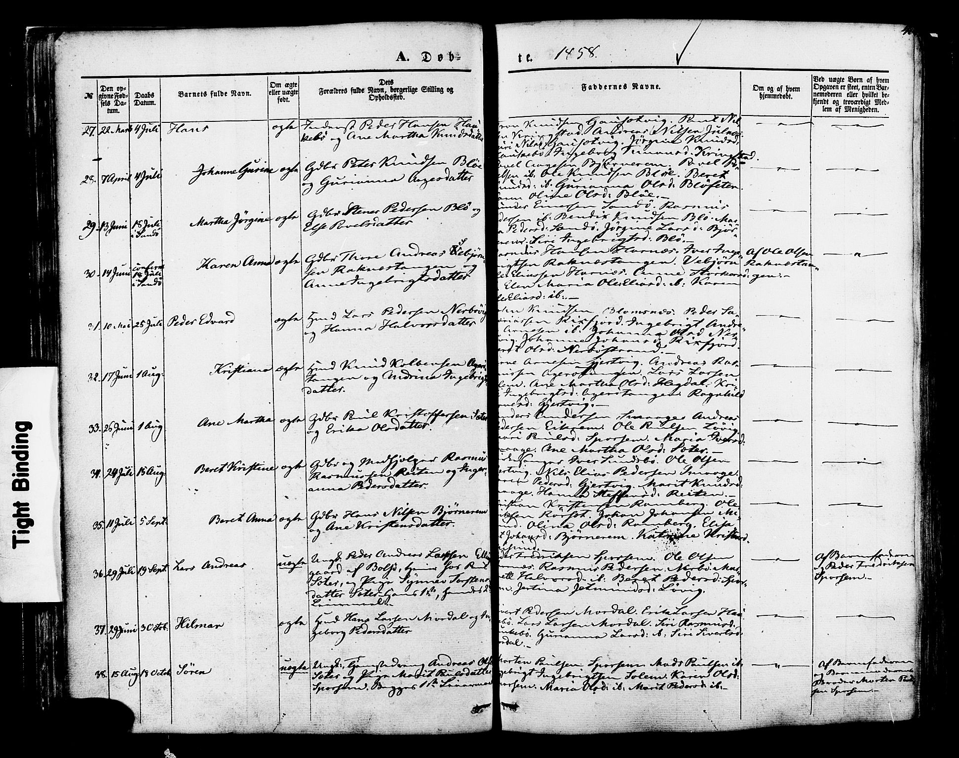 Ministerialprotokoller, klokkerbøker og fødselsregistre - Møre og Romsdal, AV/SAT-A-1454/560/L0719: Parish register (official) no. 560A03, 1845-1872, p. 40