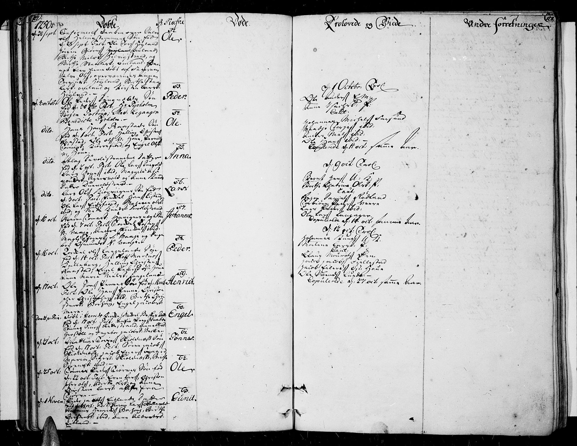 Lista sokneprestkontor, AV/SAK-1111-0027/F/Fa/L0003: Parish register (official) no. A 3 /1, 1743-1767, p. 127-128