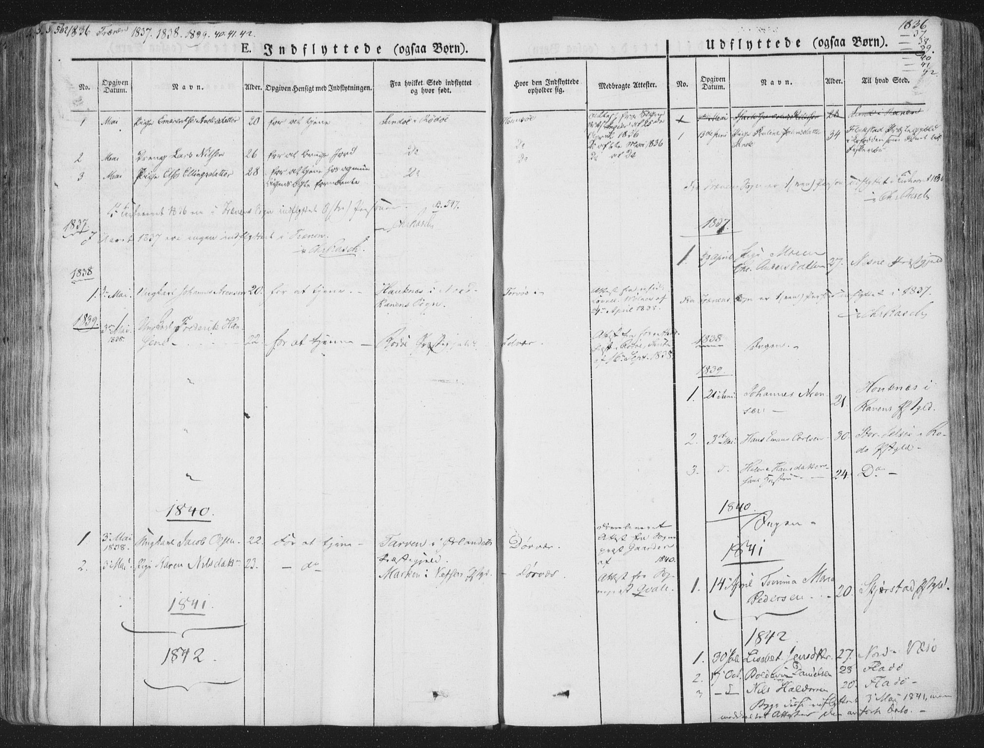 Ministerialprotokoller, klokkerbøker og fødselsregistre - Nordland, SAT/A-1459/839/L0566: Parish register (official) no. 839A03, 1825-1862, p. 562