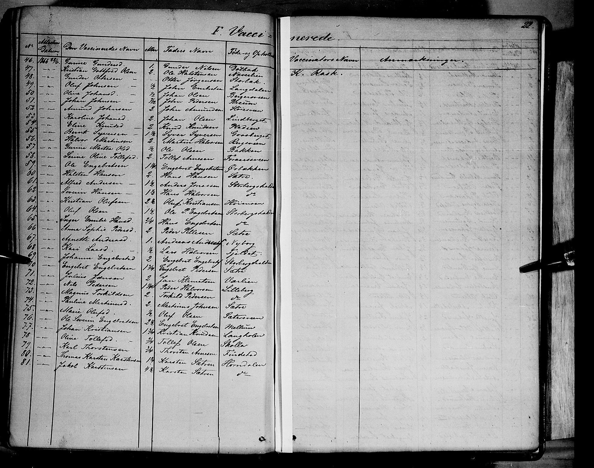 Elverum prestekontor, SAH/PREST-044/H/Ha/Haa/L0010: Parish register (official) no. 10, 1857-1868, p. 22
