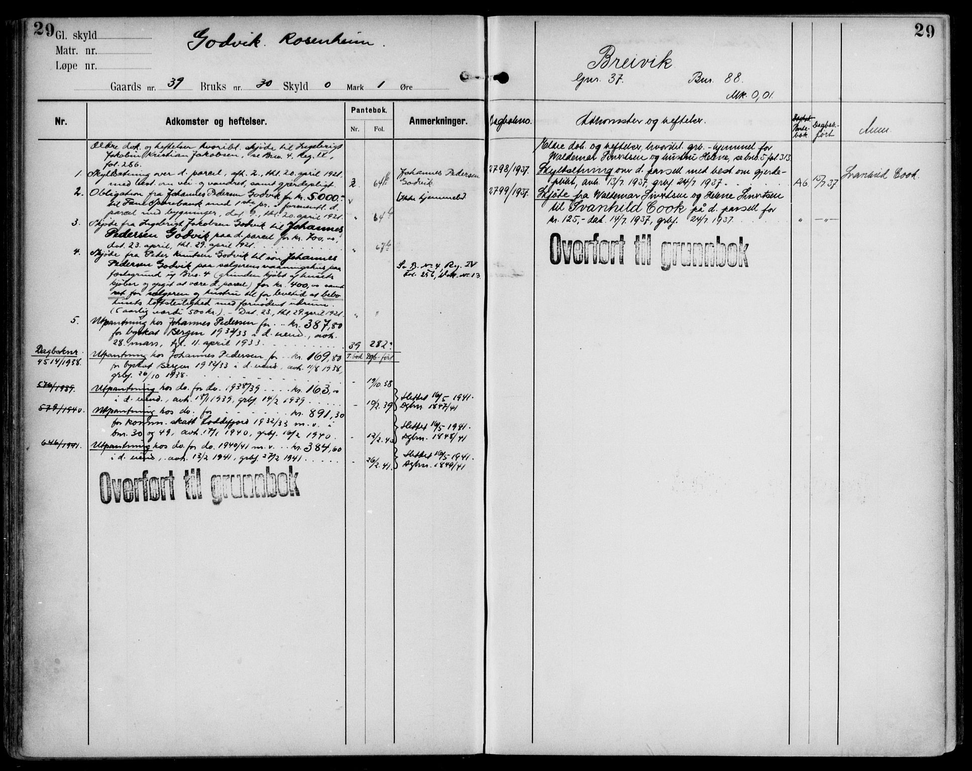 Midhordland sorenskriveri, AV/SAB-A-3001/1/G/Ga/Gab/L0108: Mortgage register no. II.A.b.108, p. 29