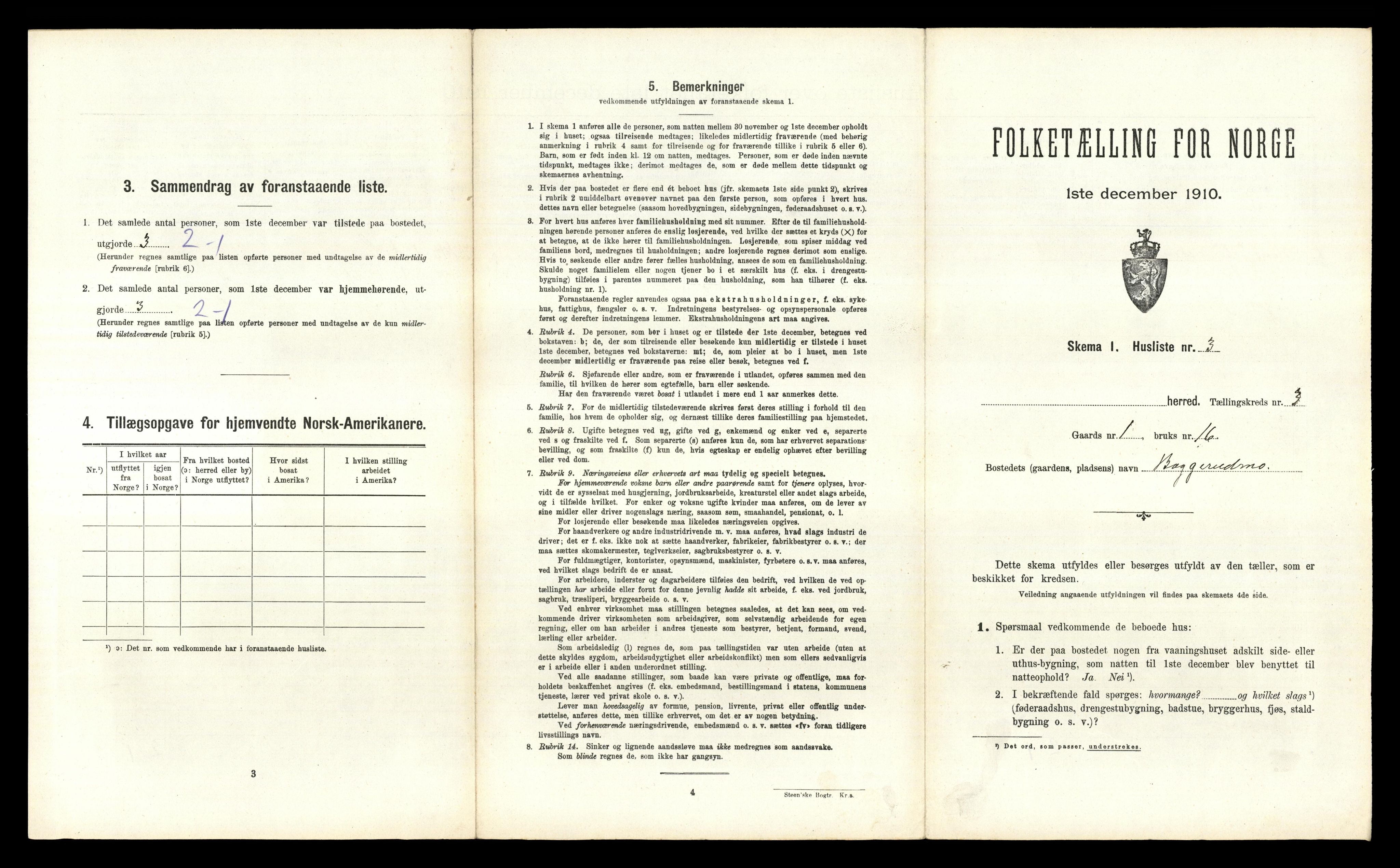 RA, 1910 census for Nordre Land, 1910, p. 277