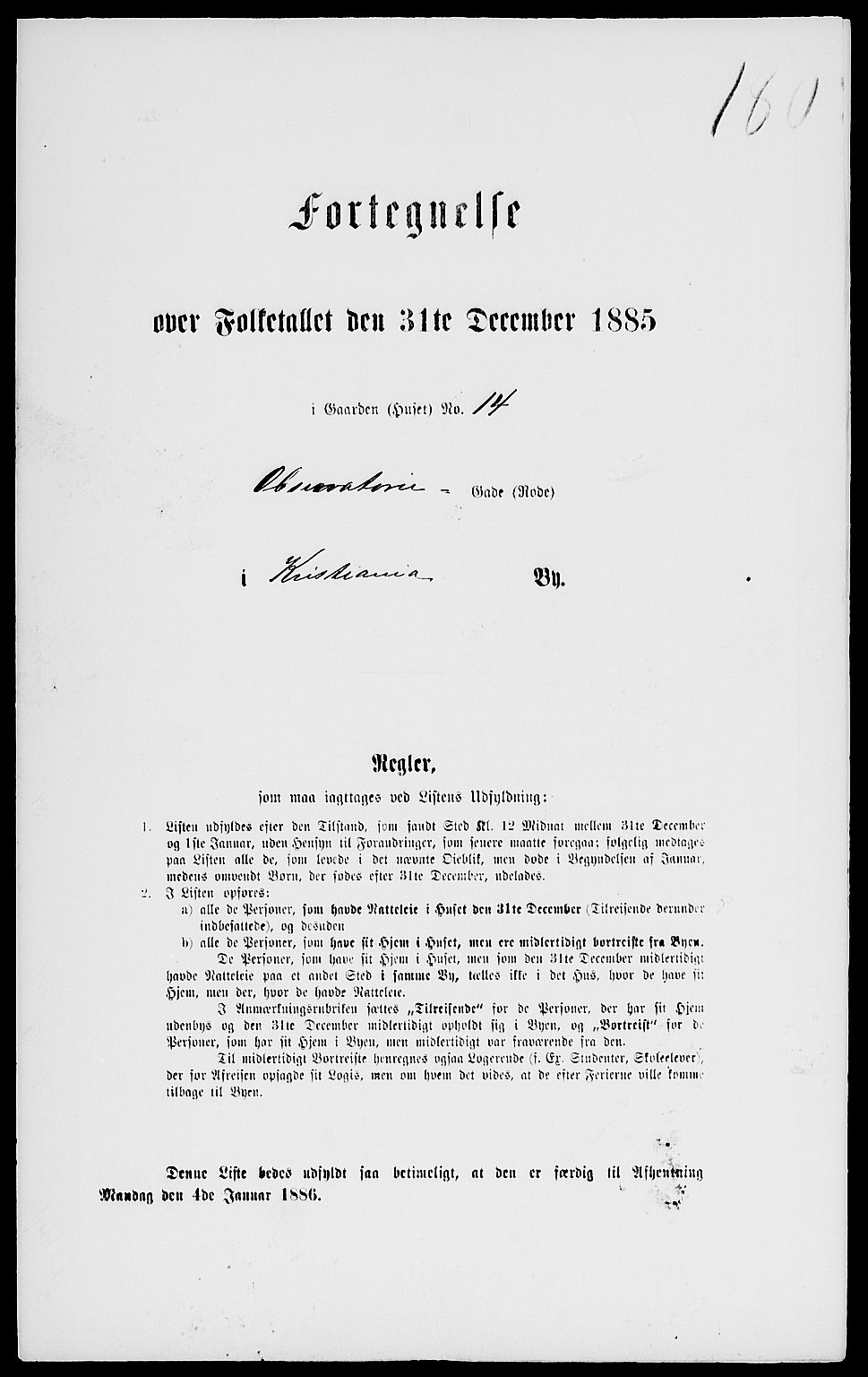 RA, 1885 census for 0301 Kristiania, 1885, p. 2835