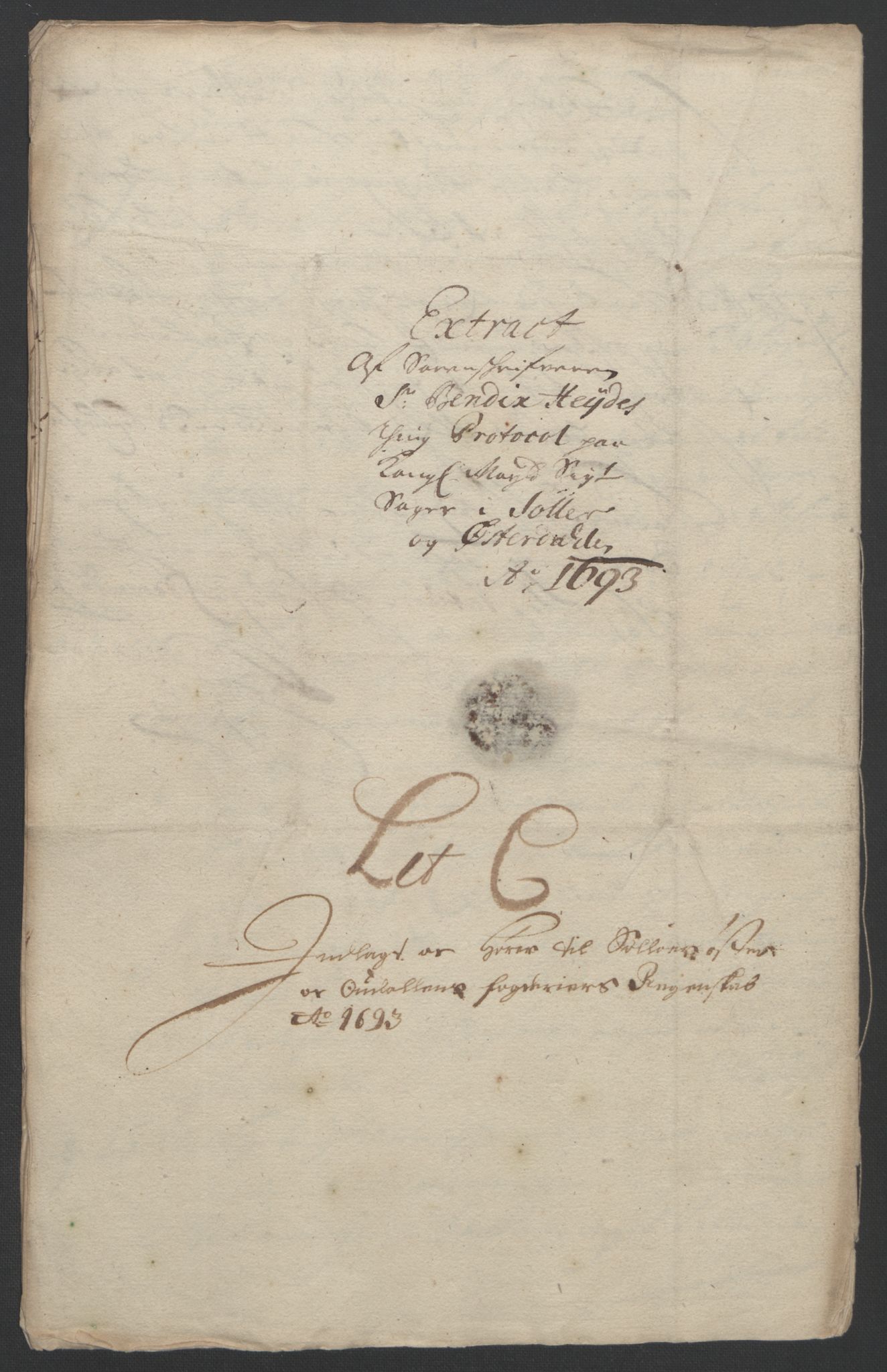 Rentekammeret inntil 1814, Reviderte regnskaper, Fogderegnskap, RA/EA-4092/R13/L0831: Fogderegnskap Solør, Odal og Østerdal, 1693, p. 176