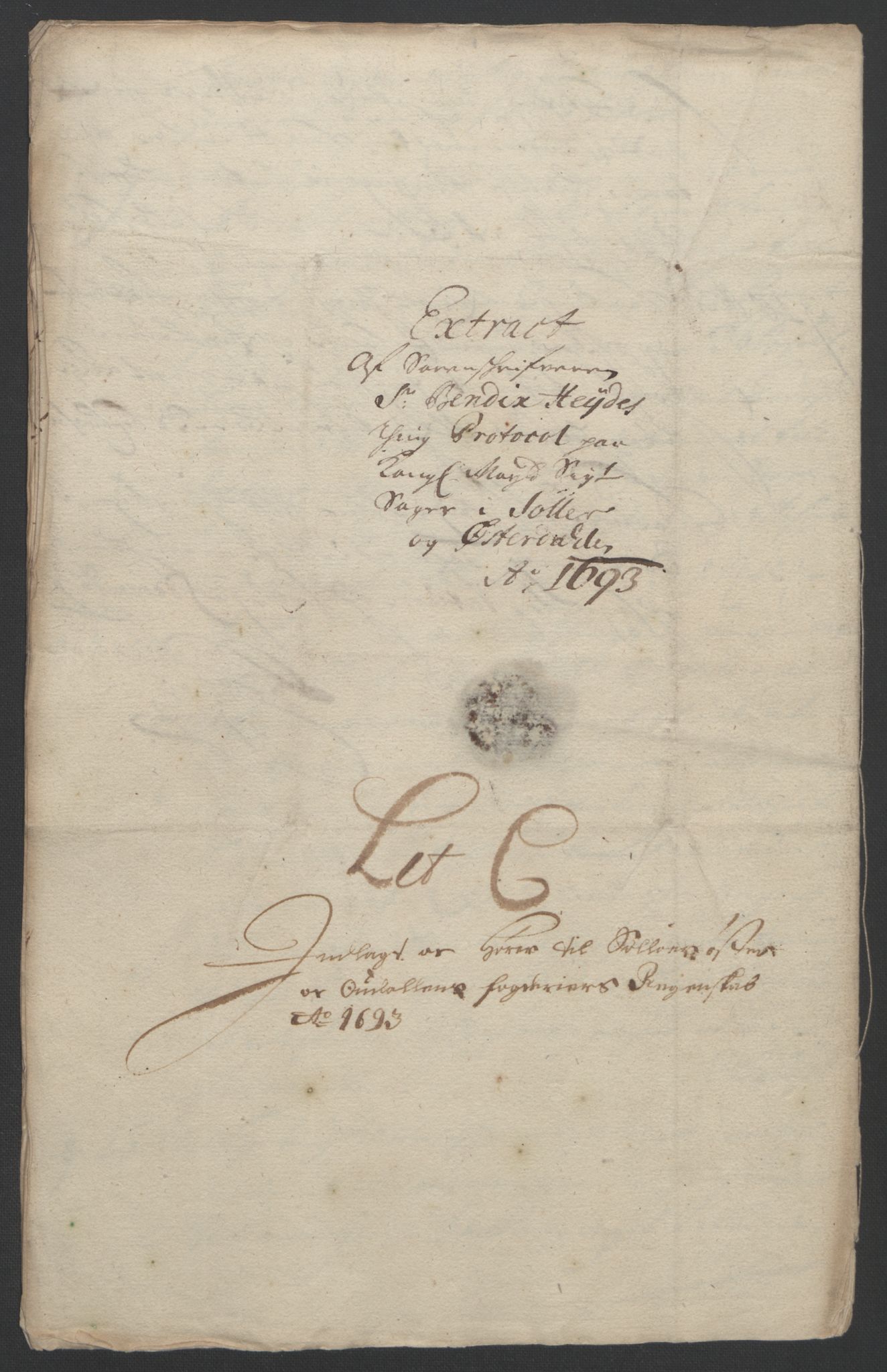 Rentekammeret inntil 1814, Reviderte regnskaper, Fogderegnskap, AV/RA-EA-4092/R13/L0831: Fogderegnskap Solør, Odal og Østerdal, 1693, p. 176