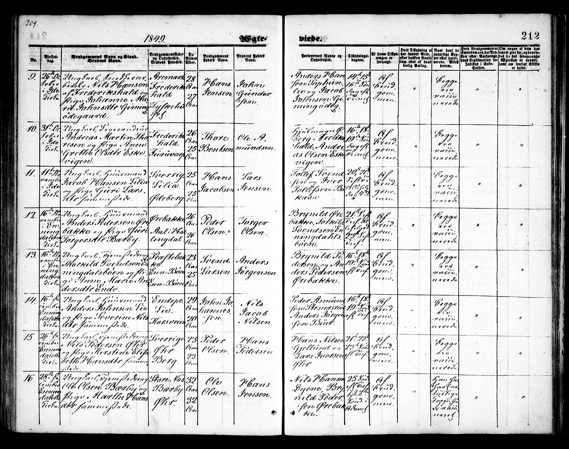Idd prestekontor Kirkebøker, SAO/A-10911/F/Fc/L0004a: Parish register (official) no. III 4A, 1848-1860, p. 212