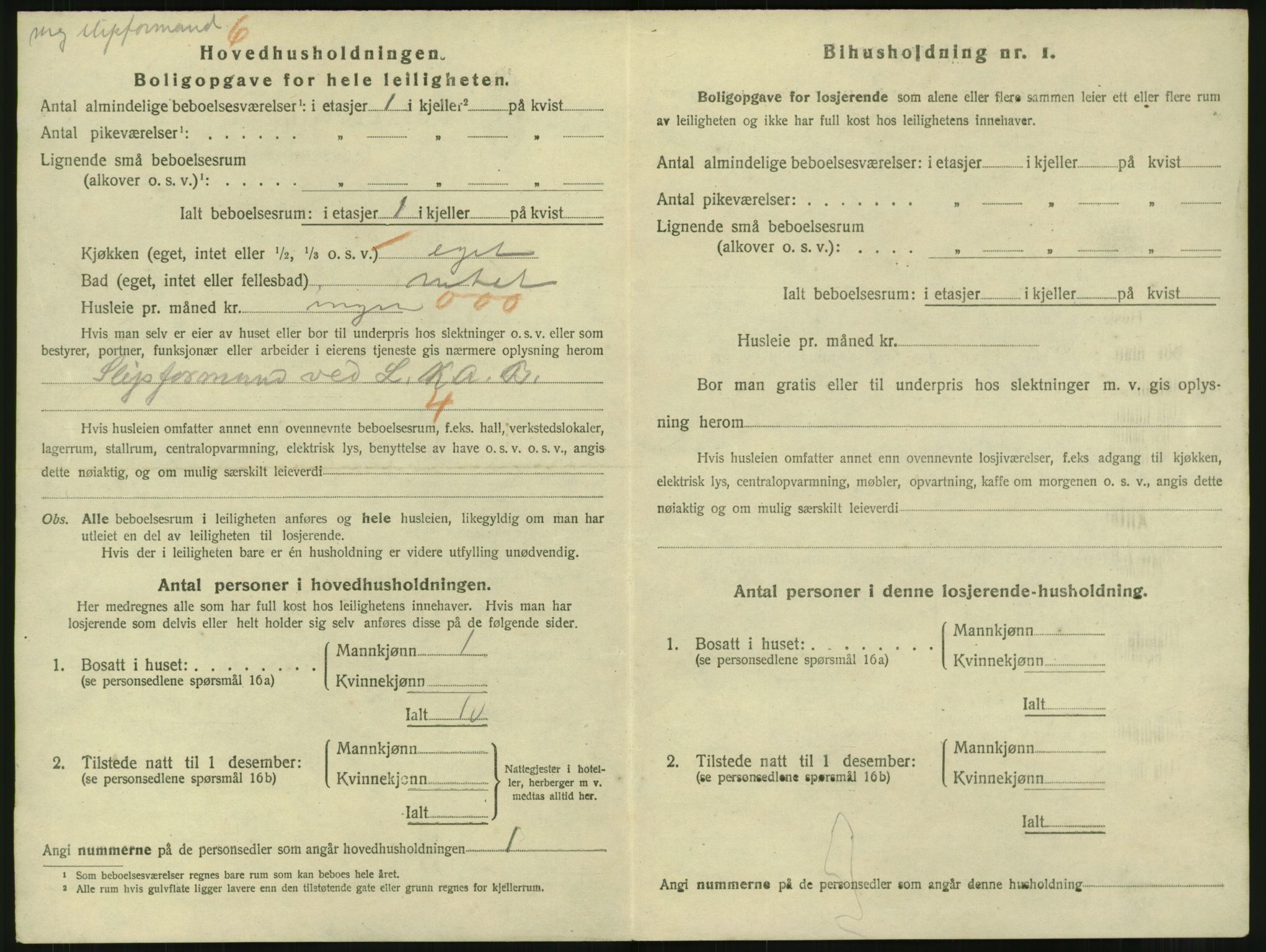 SAT, 1920 census for Narvik, 1920, p. 3969