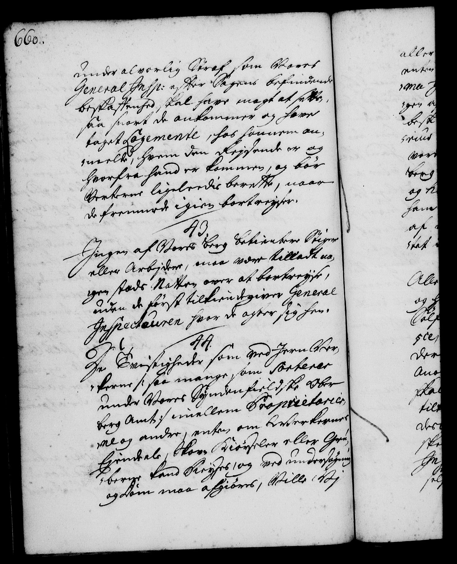 Rentekammeret, Kammerkanselliet, RA/EA-3111/G/Gg/Ggi/L0001: Norsk instruksjonsprotokoll med register (merket RK 53.34), 1720-1729, p. 660