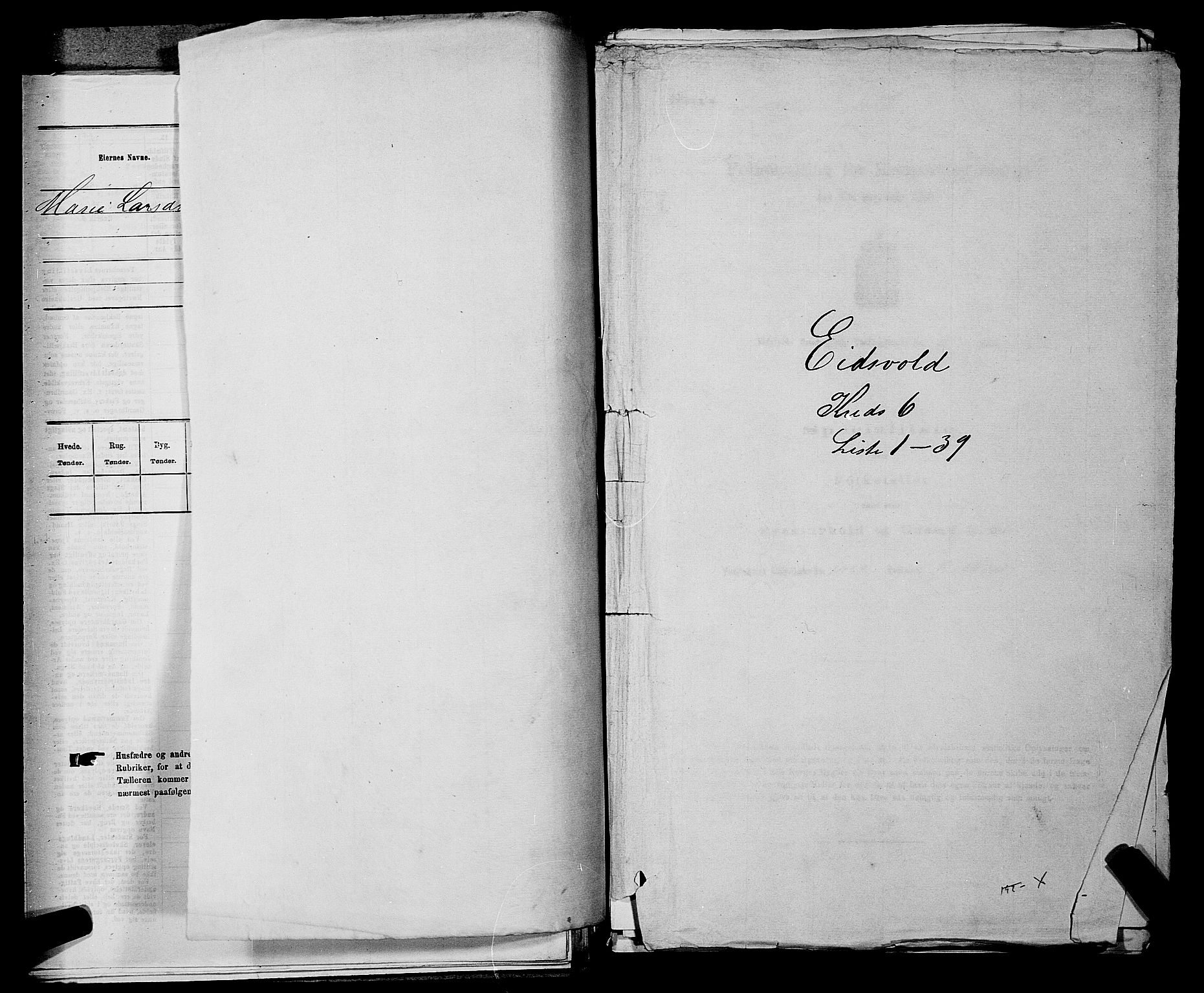 RA, 1875 census for 0237P Eidsvoll, 1875, p. 821