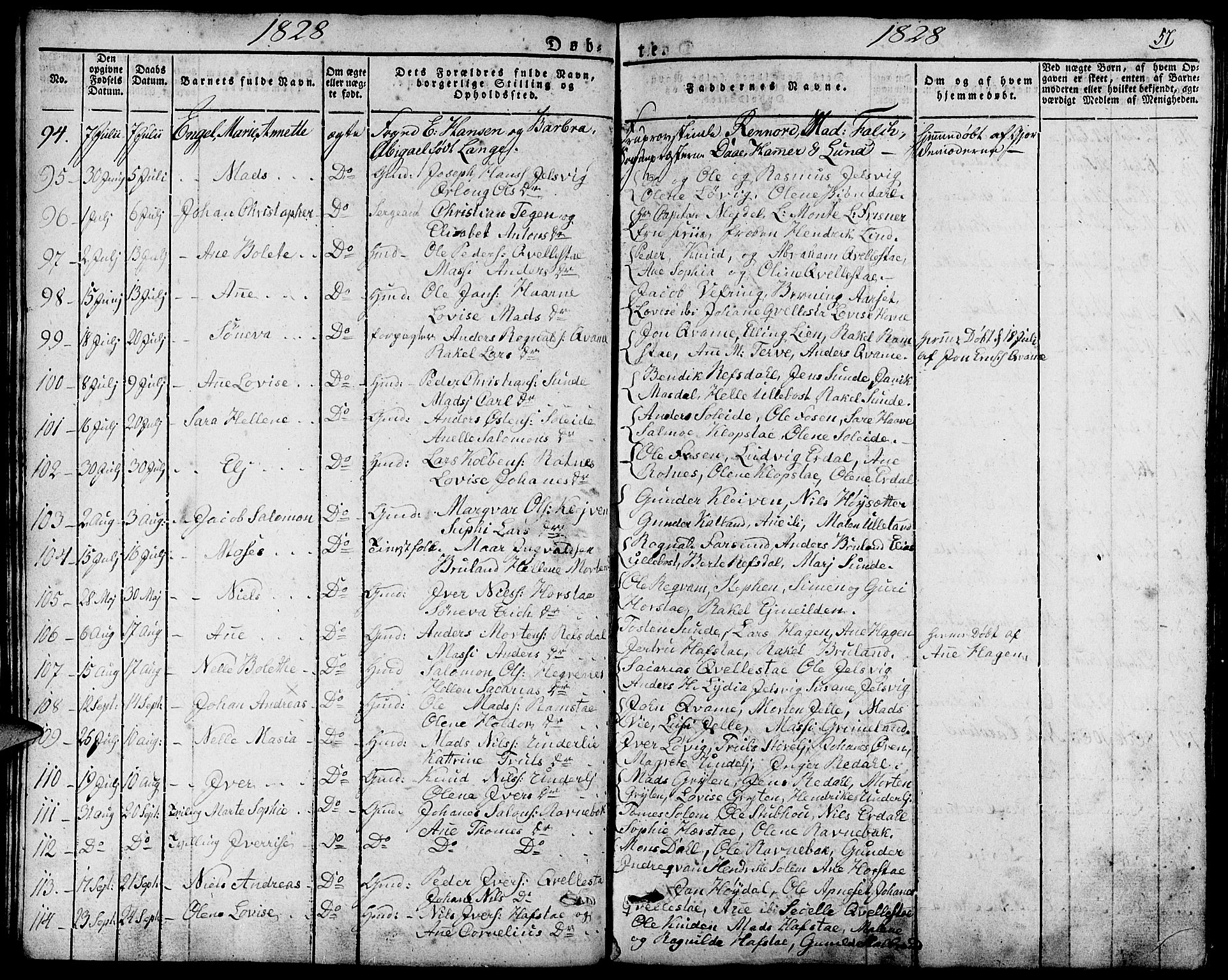 Førde sokneprestembete, AV/SAB-A-79901/H/Haa/Haaa/L0006: Parish register (official) no. A 6, 1821-1842, p. 57