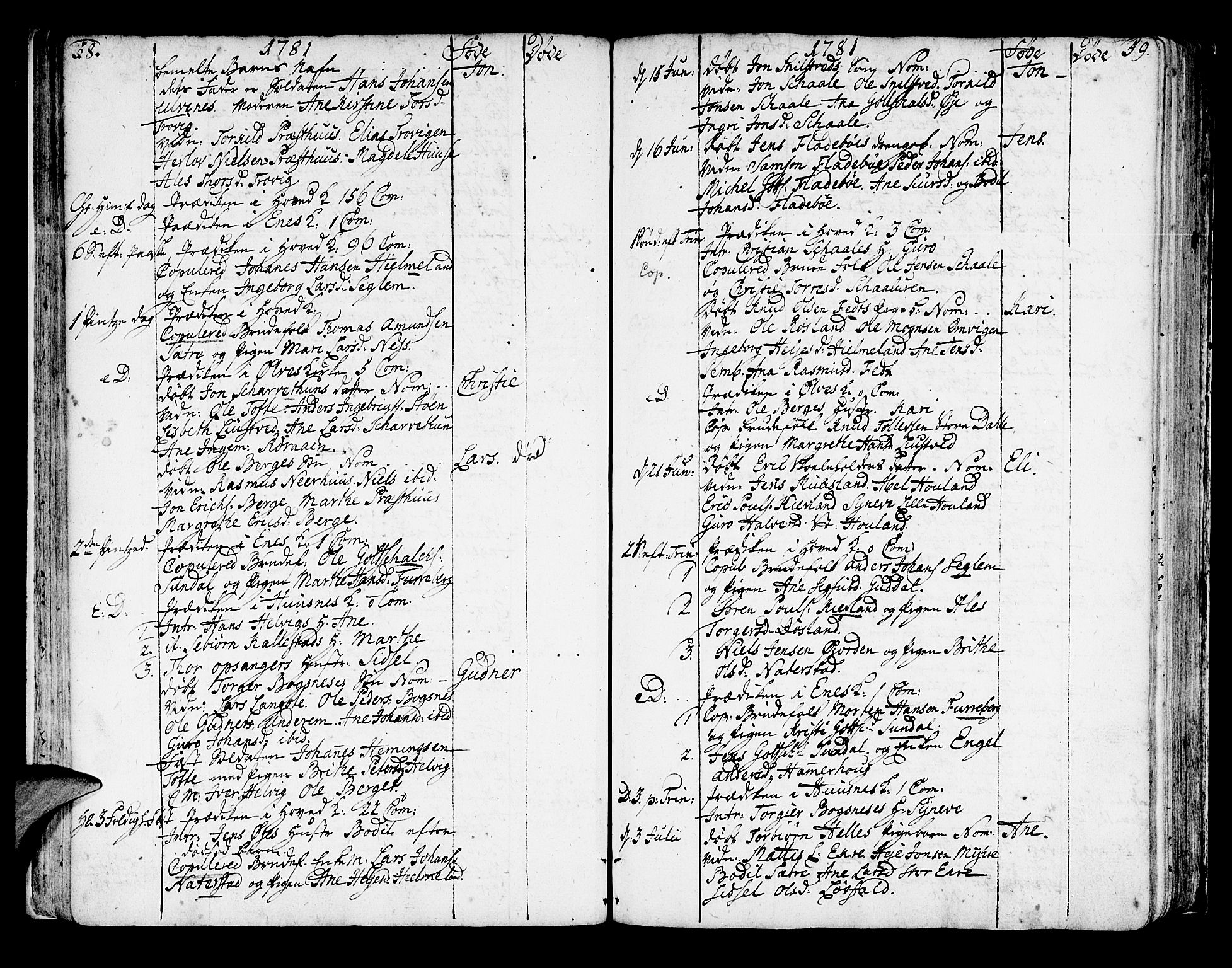 Kvinnherad sokneprestembete, SAB/A-76401/H/Haa: Parish register (official) no. A 4, 1778-1811, p. 58-59