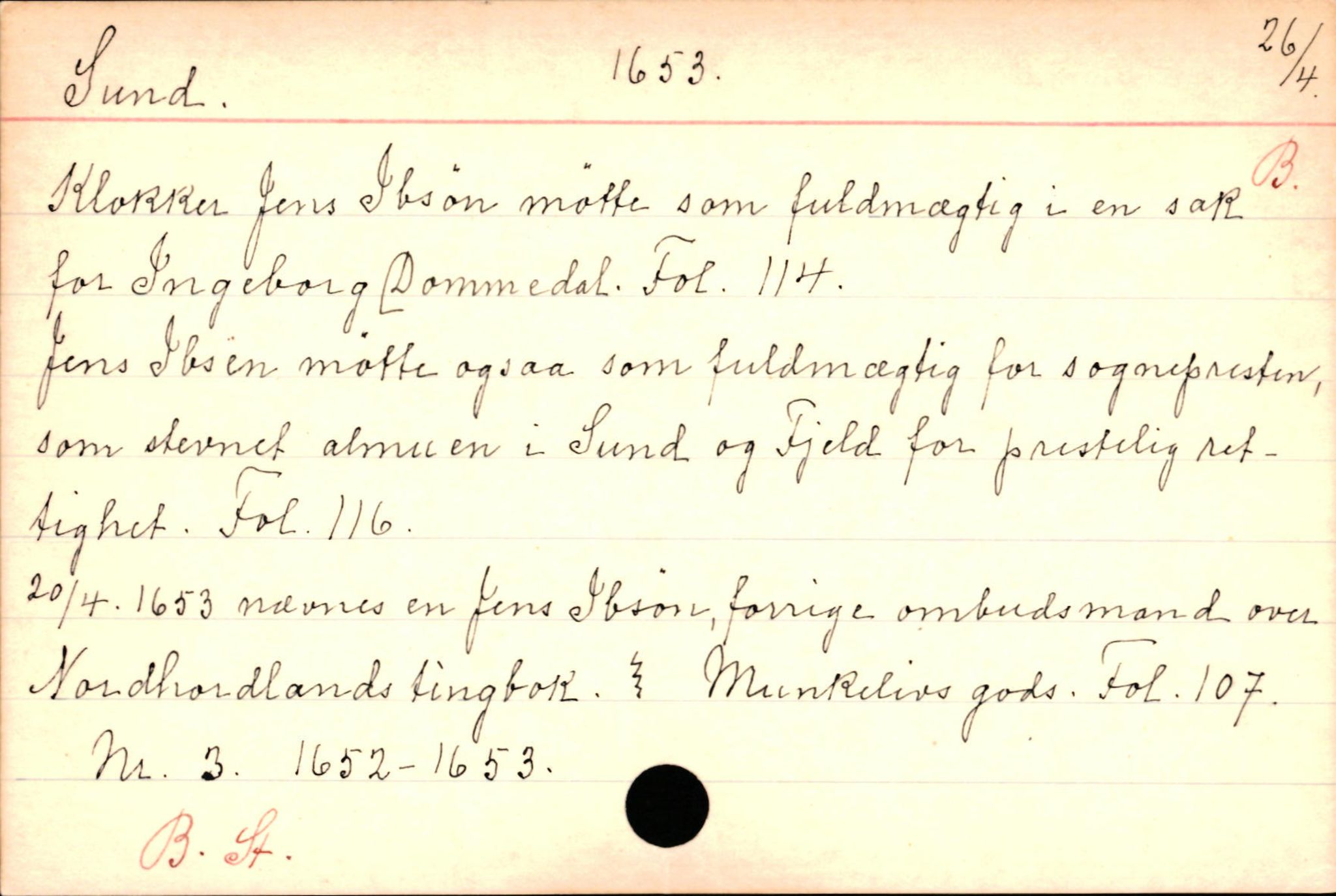 Haugen, Johannes - lærer, AV/SAB-SAB/PA-0036/01/L0001: Om klokkere og lærere, 1521-1904, p. 3037