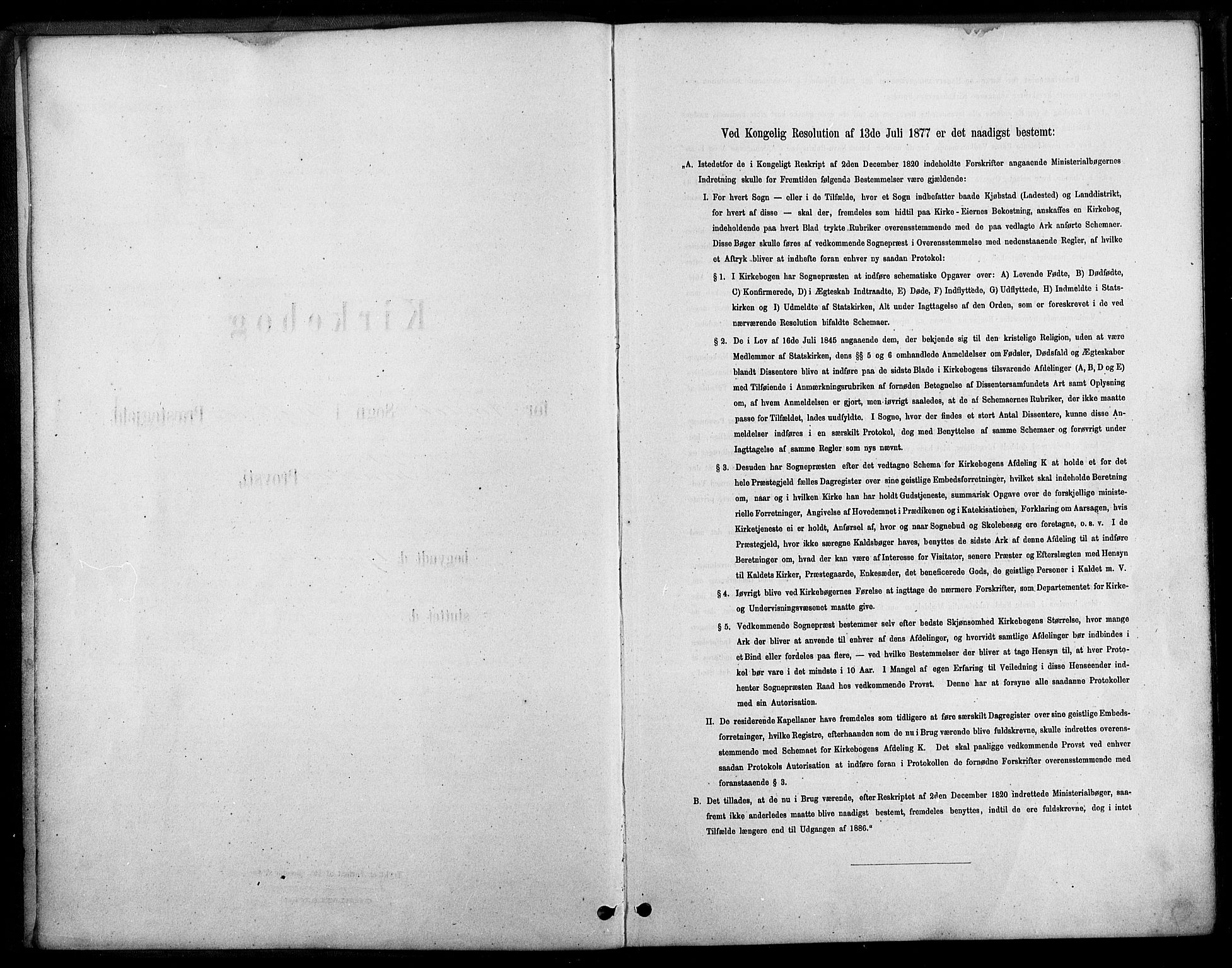 Bygland sokneprestkontor, AV/SAK-1111-0006/F/Fa/Faa/L0001: Parish register (official) no. A 1, 1885-1908