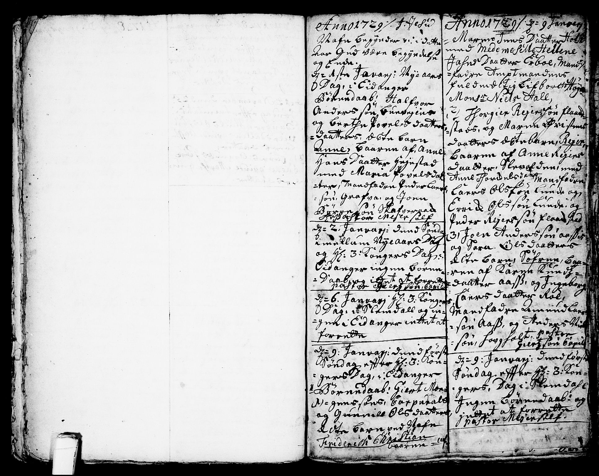 Eidanger kirkebøker, AV/SAKO-A-261/F/Fa/L0003: Parish register (official) no. 3, 1719-1732