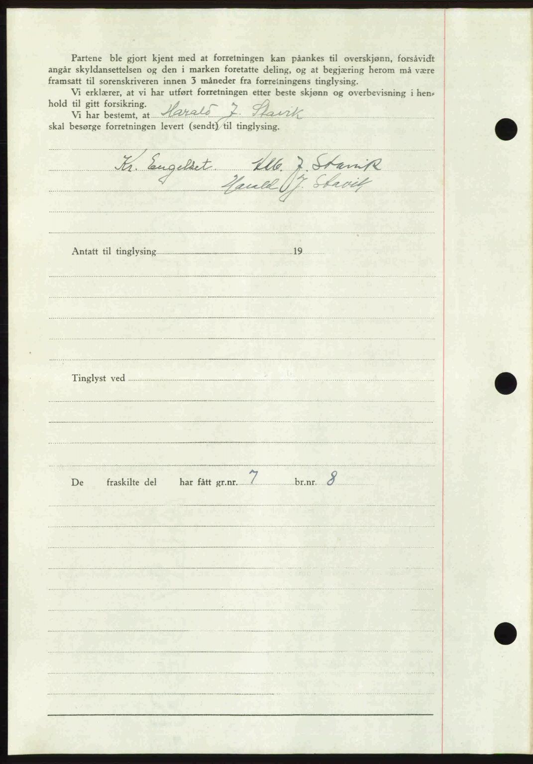 Romsdal sorenskriveri, AV/SAT-A-4149/1/2/2C: Mortgage book no. A21, 1946-1946, Diary no: : 1969/1946