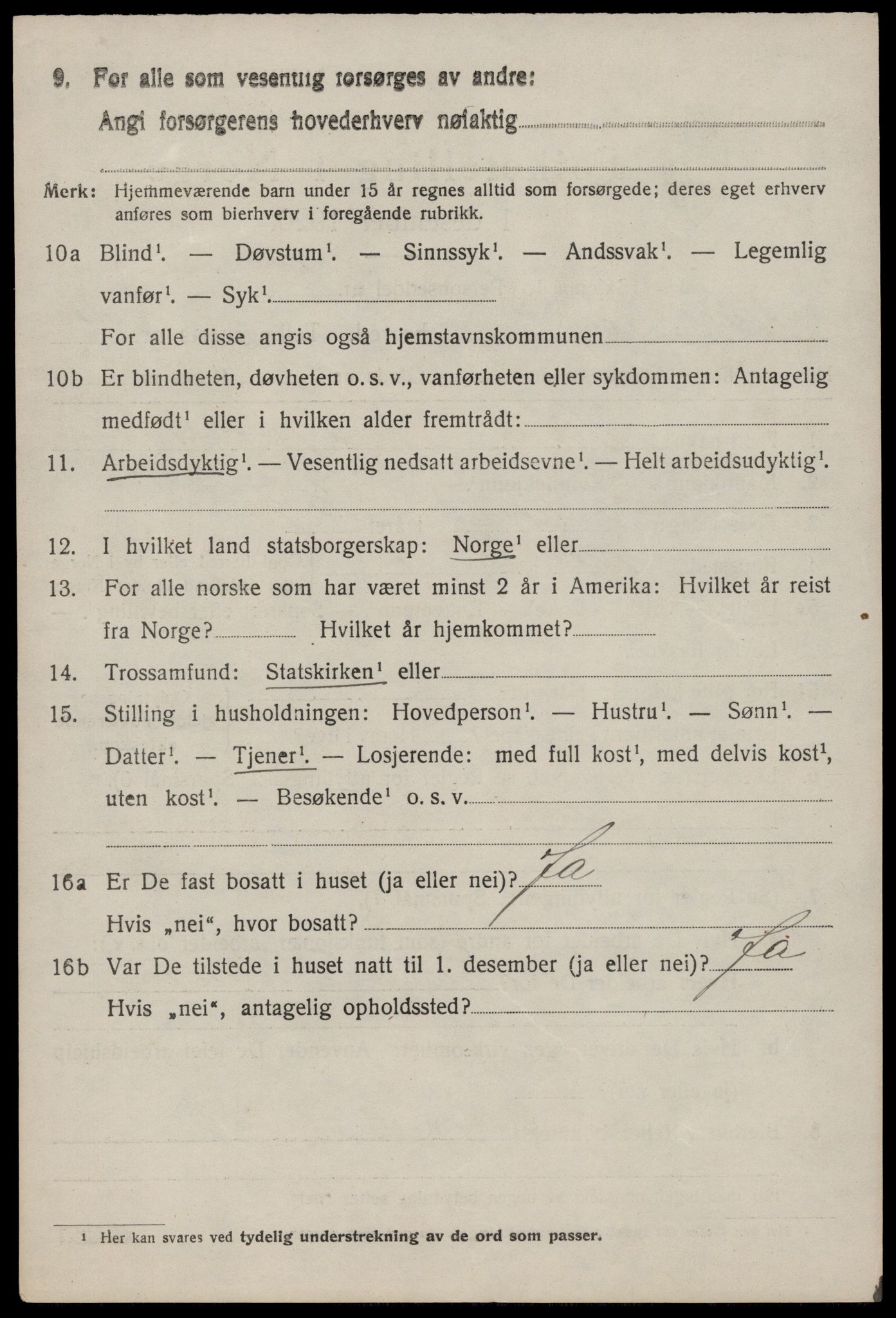 SAST, 1920 census for Mosterøy, 1920, p. 1919