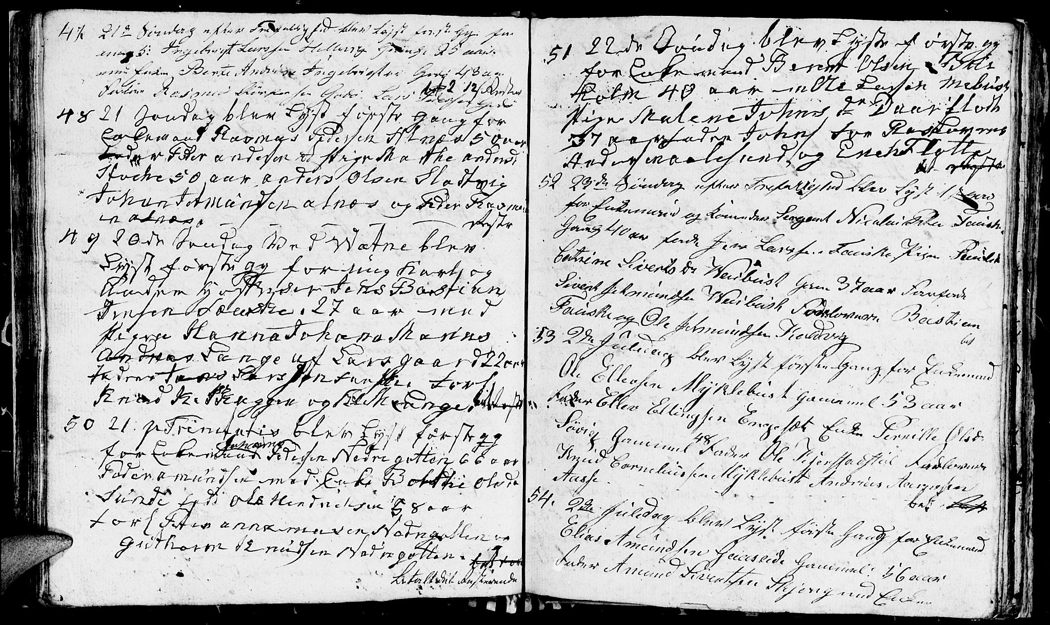 Ministerialprotokoller, klokkerbøker og fødselsregistre - Møre og Romsdal, AV/SAT-A-1454/528/L0424: Parish register (copy) no. 528C05, 1826-1847, p. 48