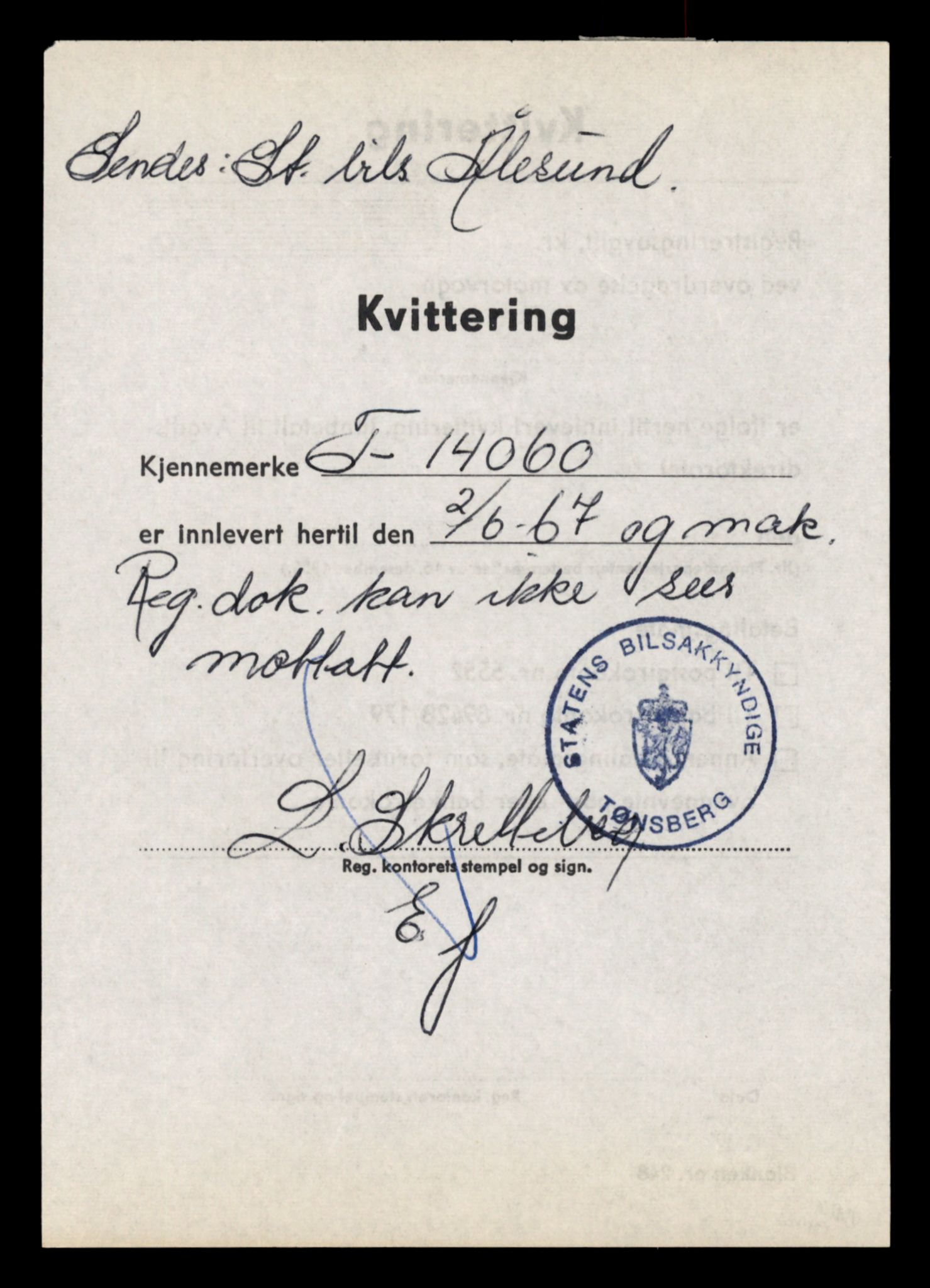 Møre og Romsdal vegkontor - Ålesund trafikkstasjon, AV/SAT-A-4099/F/Fe/L0042: Registreringskort for kjøretøy T 13906 - T 14079, 1927-1998, p. 2709