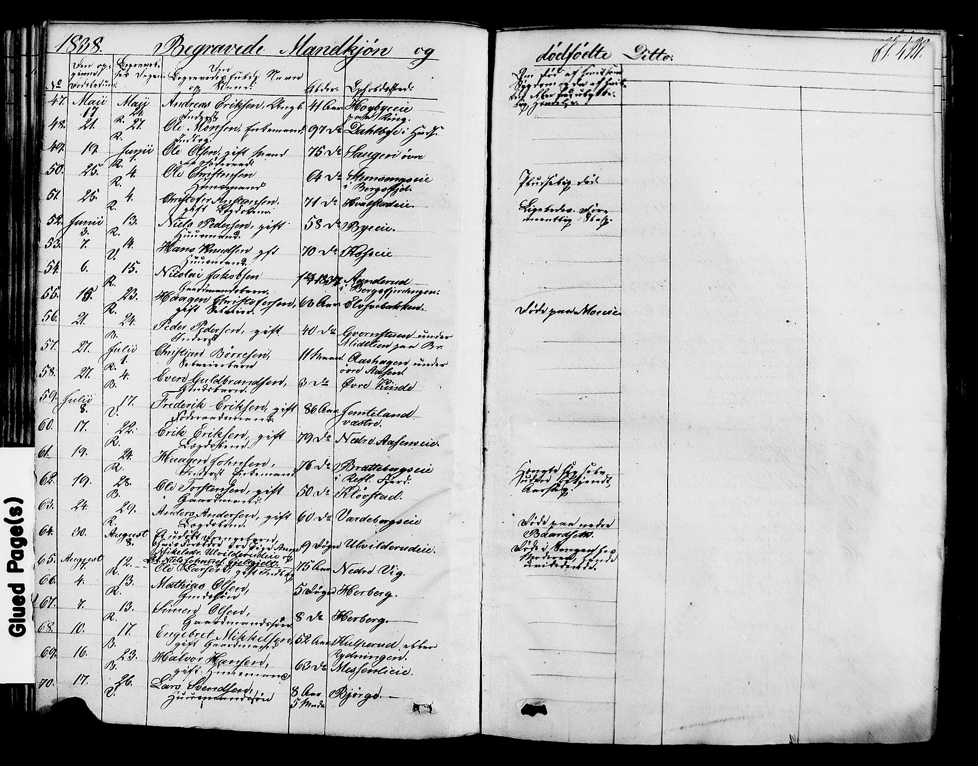 Ringsaker prestekontor, SAH/PREST-014/K/Ka/L0008: Parish register (official) no. 8, 1837-1850, p. 427