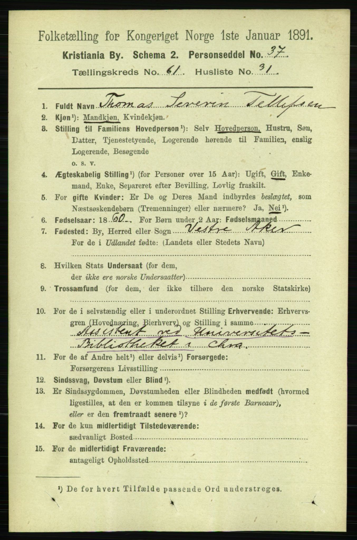 RA, 1891 census for 0301 Kristiania, 1891, p. 32803
