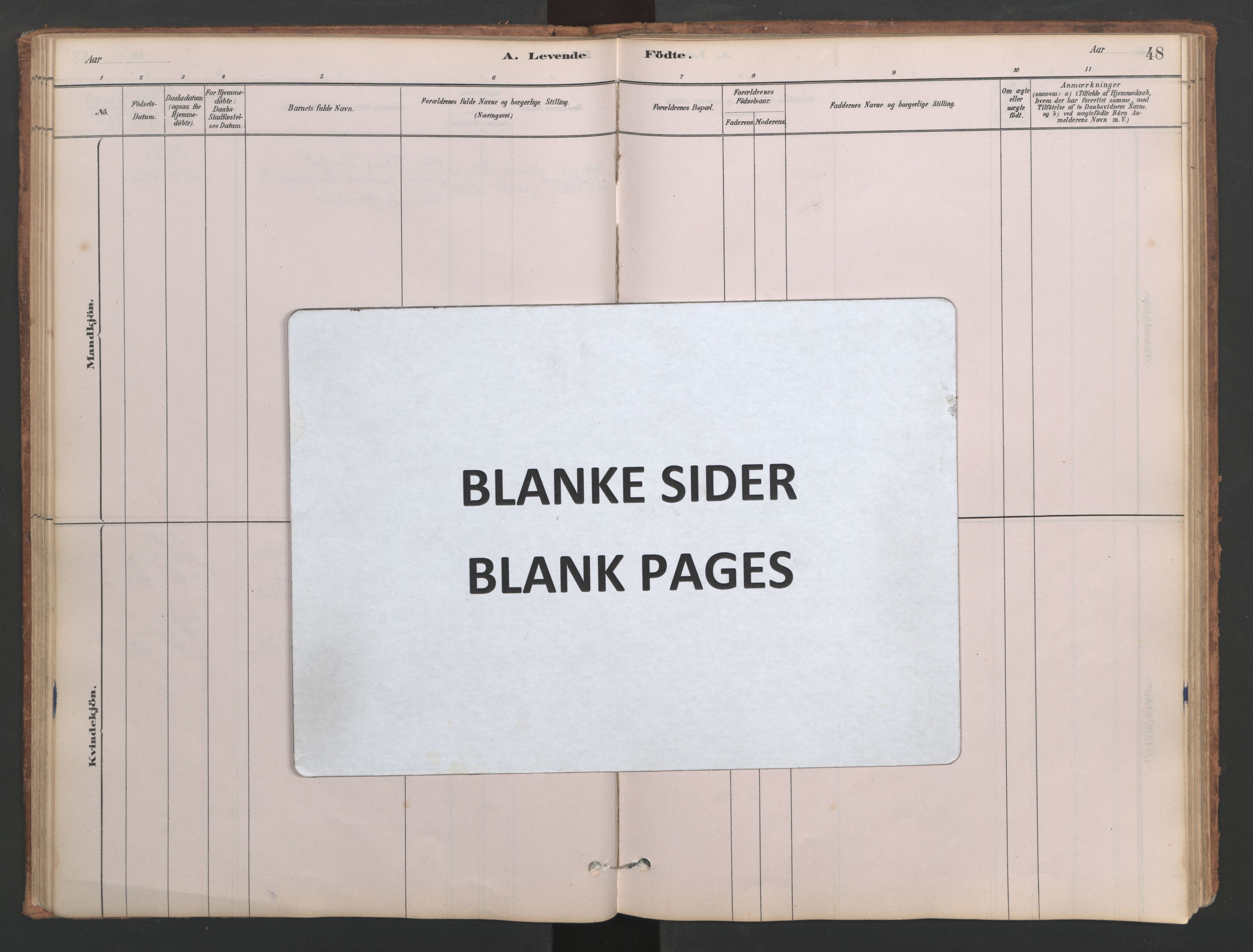 Ministerialprotokoller, klokkerbøker og fødselsregistre - Møre og Romsdal, AV/SAT-A-1454/553/L0642: Parish register (copy) no. 553C01, 1880-1968, p. 48