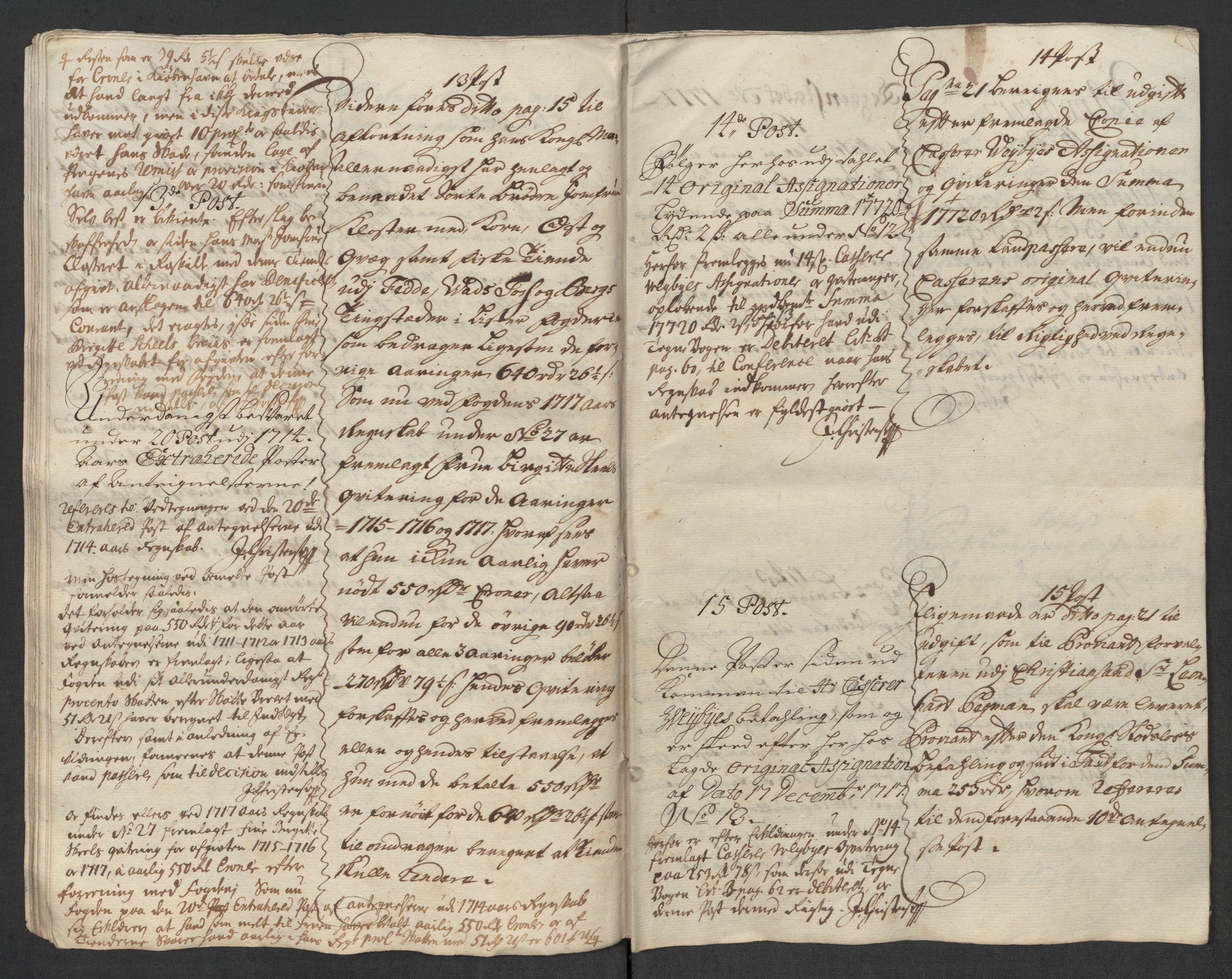 Rentekammeret inntil 1814, Reviderte regnskaper, Fogderegnskap, AV/RA-EA-4092/R43/L2562: Fogderegnskap Lista og Mandal, 1717, p. 16