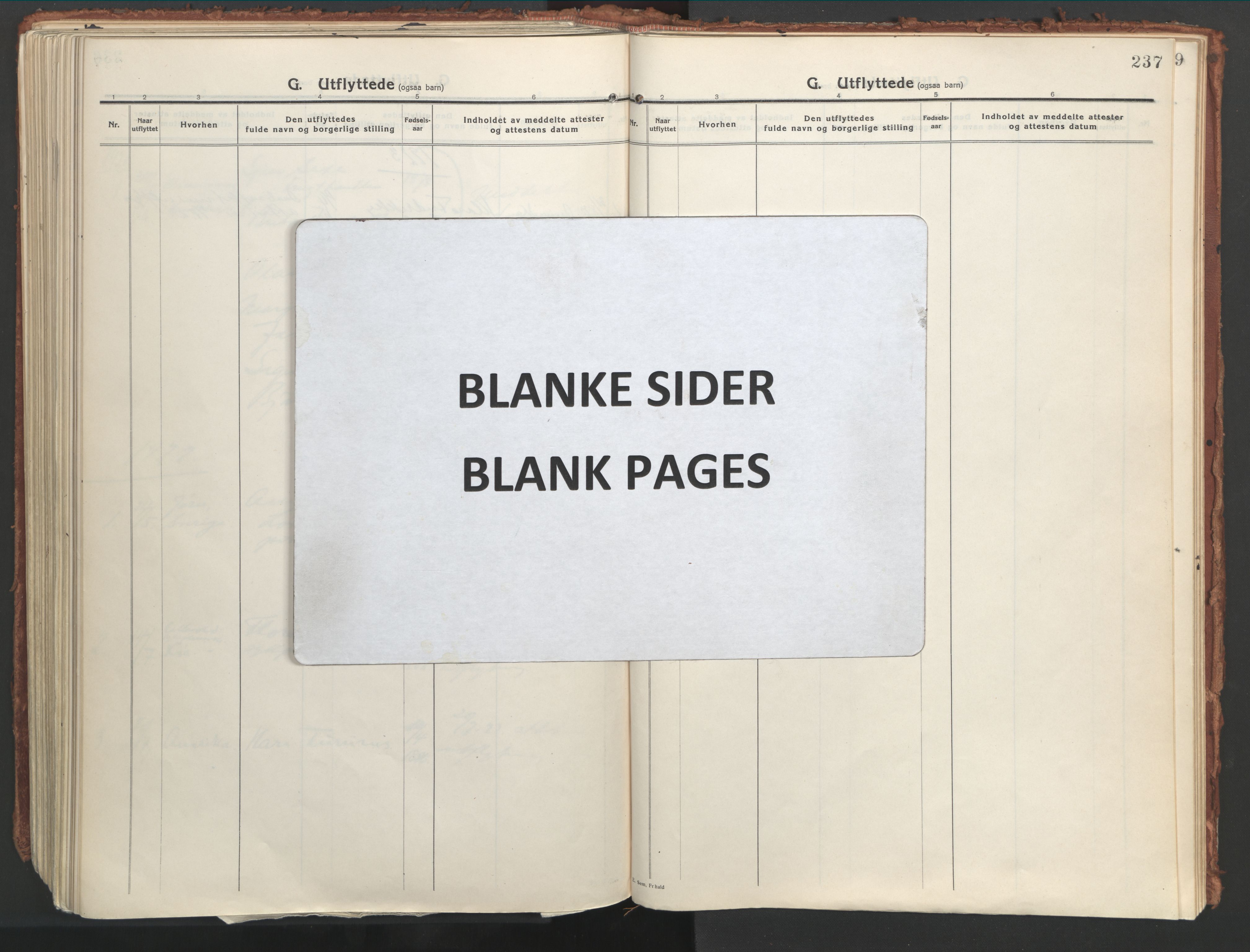 Ministerialprotokoller, klokkerbøker og fødselsregistre - Møre og Romsdal, AV/SAT-A-1454/529/L0462: Parish register (official) no. 529A12, 1917-1924, p. 237