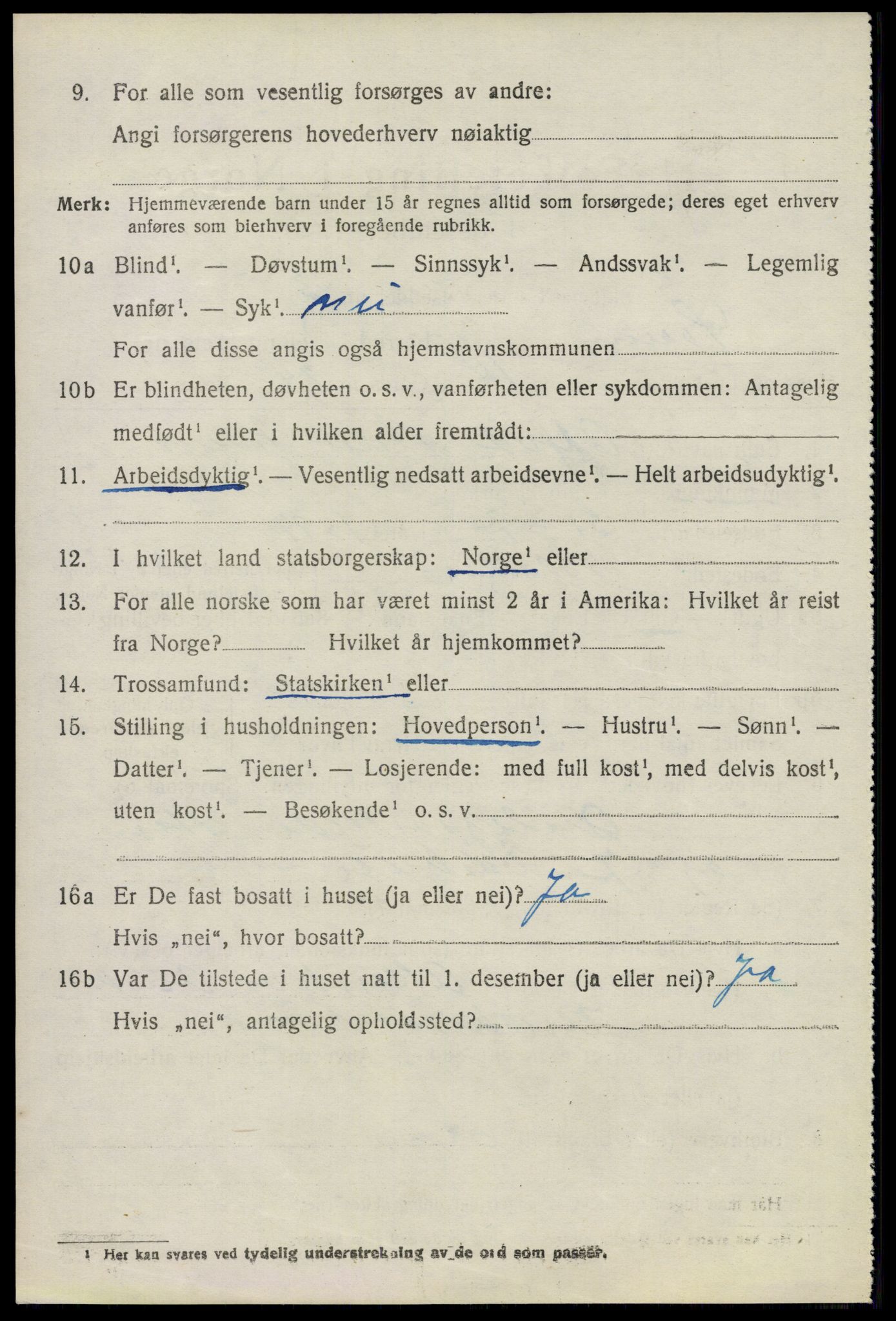 SAO, 1920 census for Sørum, 1920, p. 1898