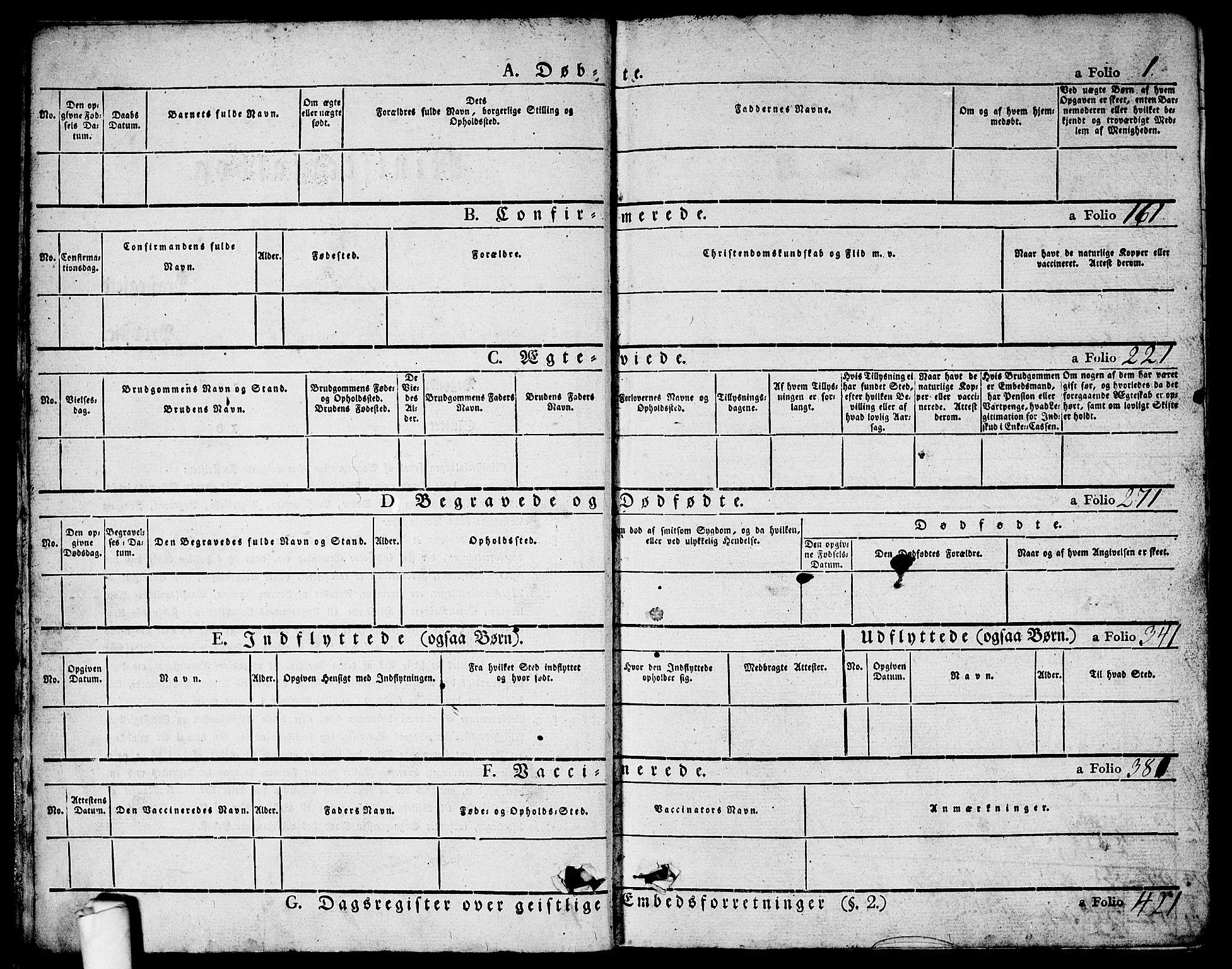 Skjeberg prestekontor Kirkebøker, AV/SAO-A-10923/F/Fa/L0005: Parish register (official) no. I 5, 1830-1845