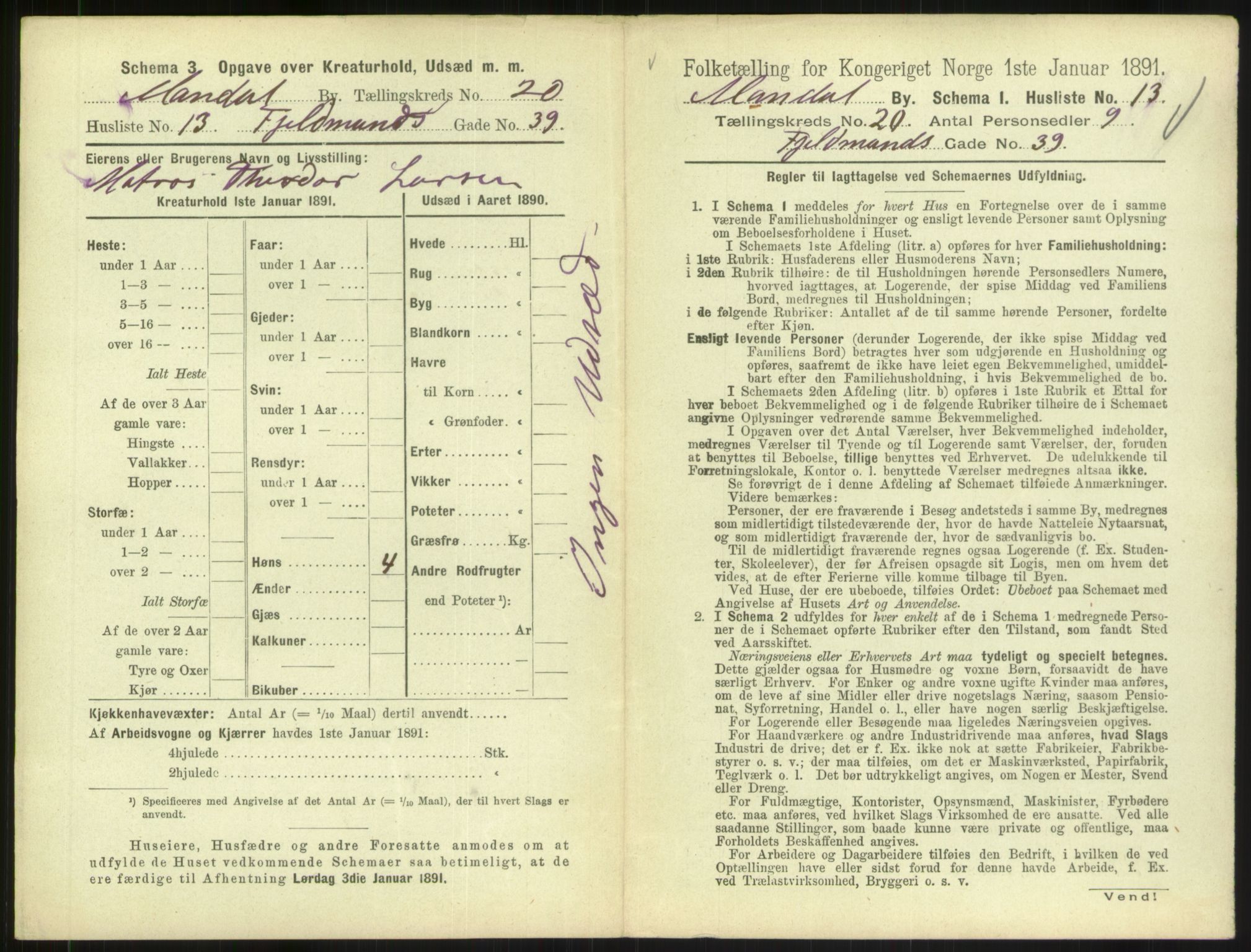 RA, 1891 census for 1002 Mandal, 1891, p. 921