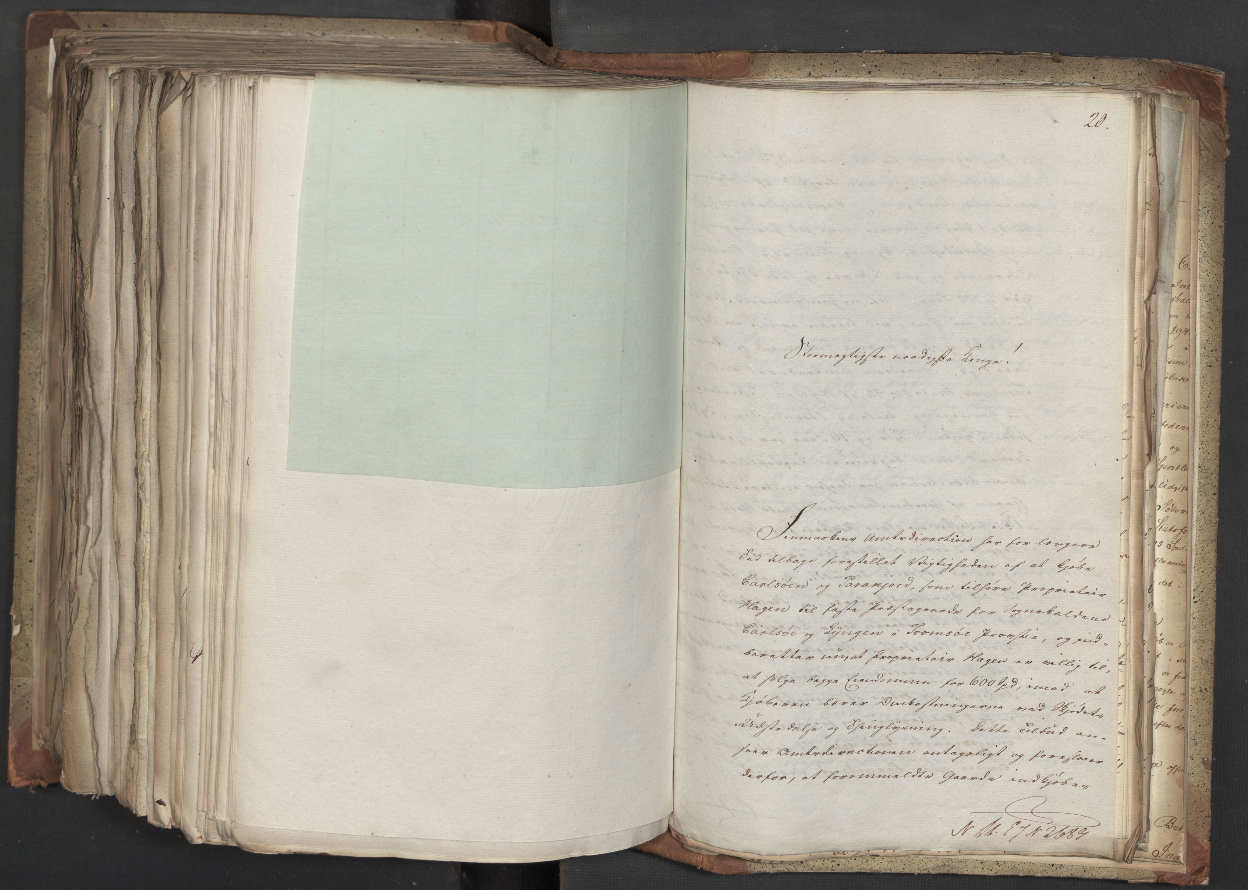 Statsrådsavdelingen i Stockholm, AV/RA-S-1003/D/Da/L0042: Regjeringsinnstillinger nr. 2467-2705, 1825, p. 620