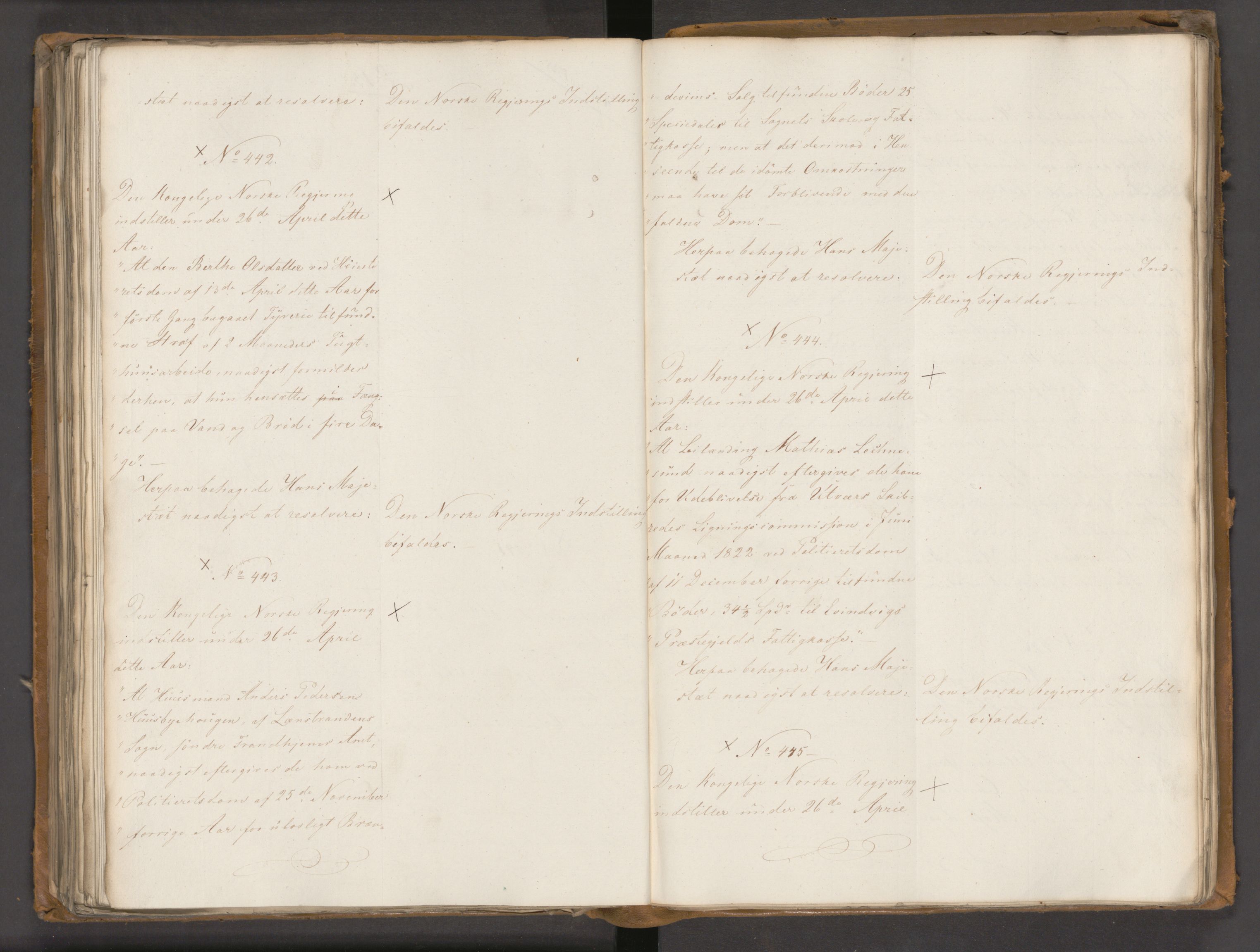 Statsrådssekretariatet, AV/RA-S-1001/A/Ab/L0020: Kgl. res. nr. 1-579, 1. halvår, 1825