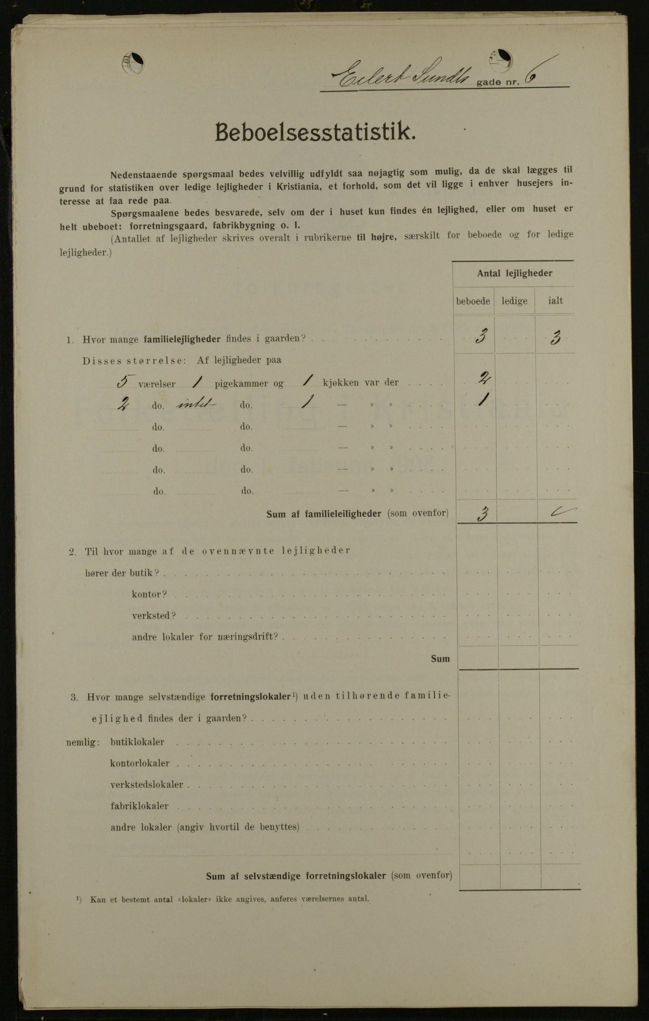 OBA, Municipal Census 1908 for Kristiania, 1908, p. 17363