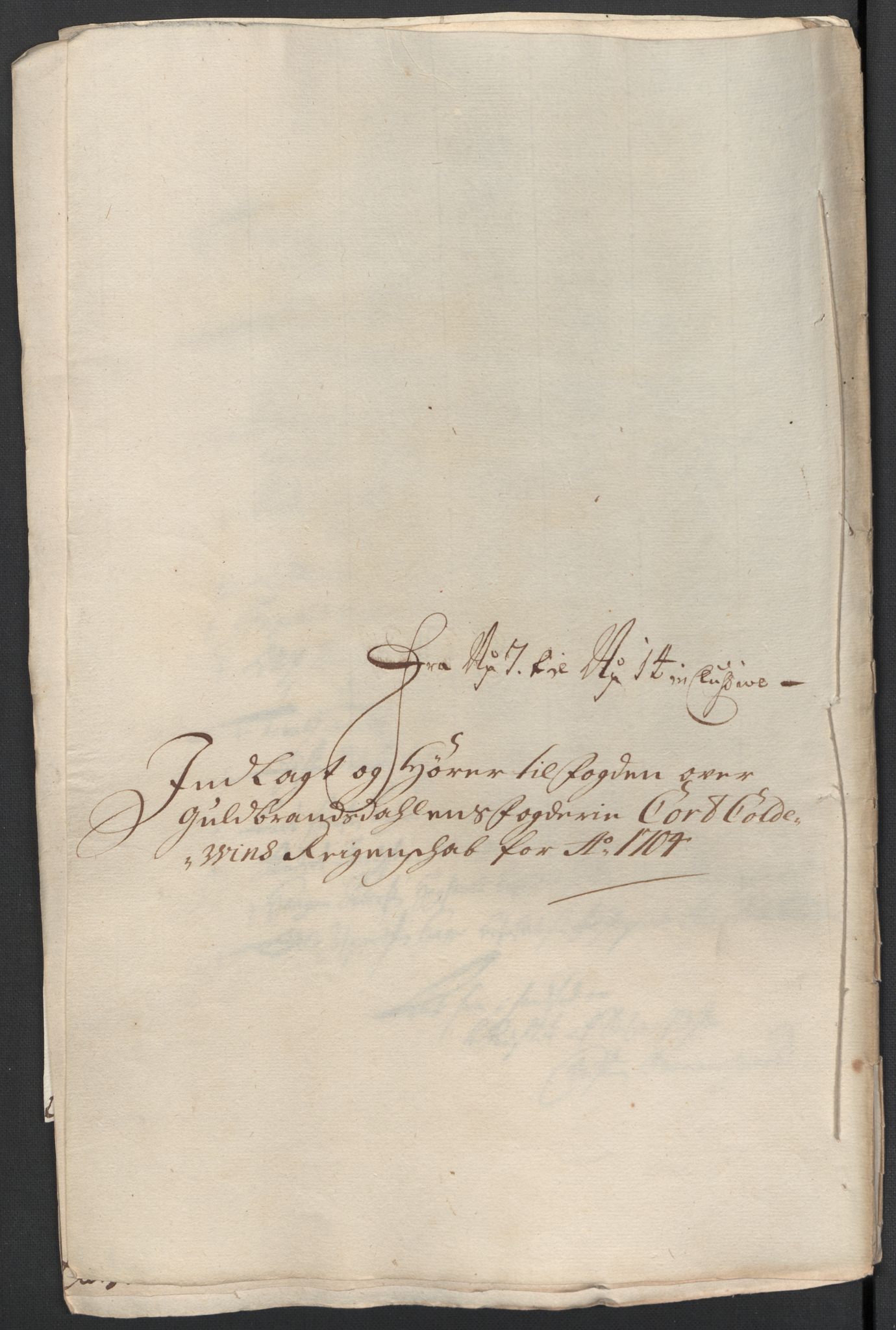 Rentekammeret inntil 1814, Reviderte regnskaper, Fogderegnskap, AV/RA-EA-4092/R17/L1177: Fogderegnskap Gudbrandsdal, 1704, p. 72