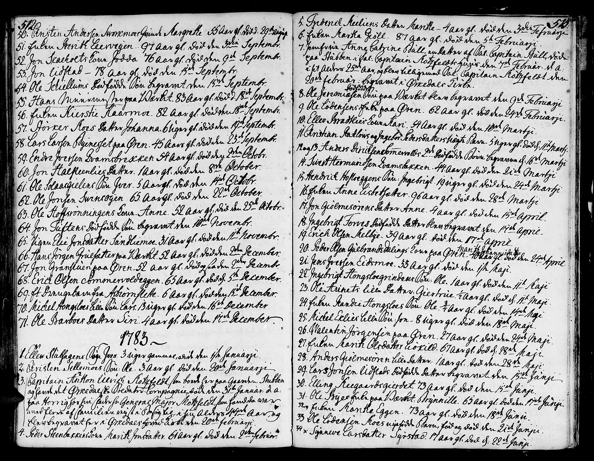 Ministerialprotokoller, klokkerbøker og fødselsregistre - Sør-Trøndelag, SAT/A-1456/668/L0802: Parish register (official) no. 668A02, 1776-1799, p. 512-513