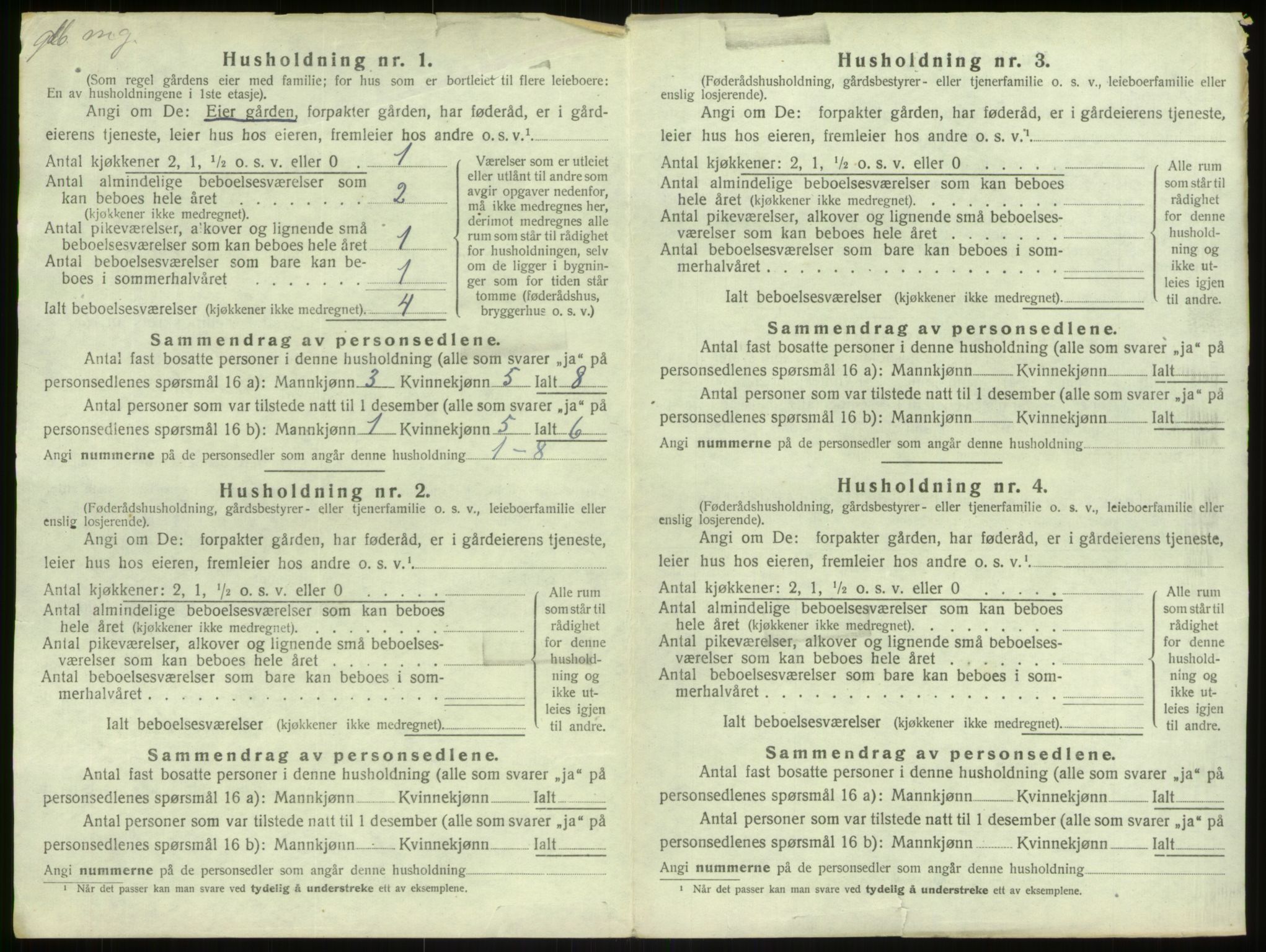 SAB, 1920 census for Herdla, 1920, p. 510