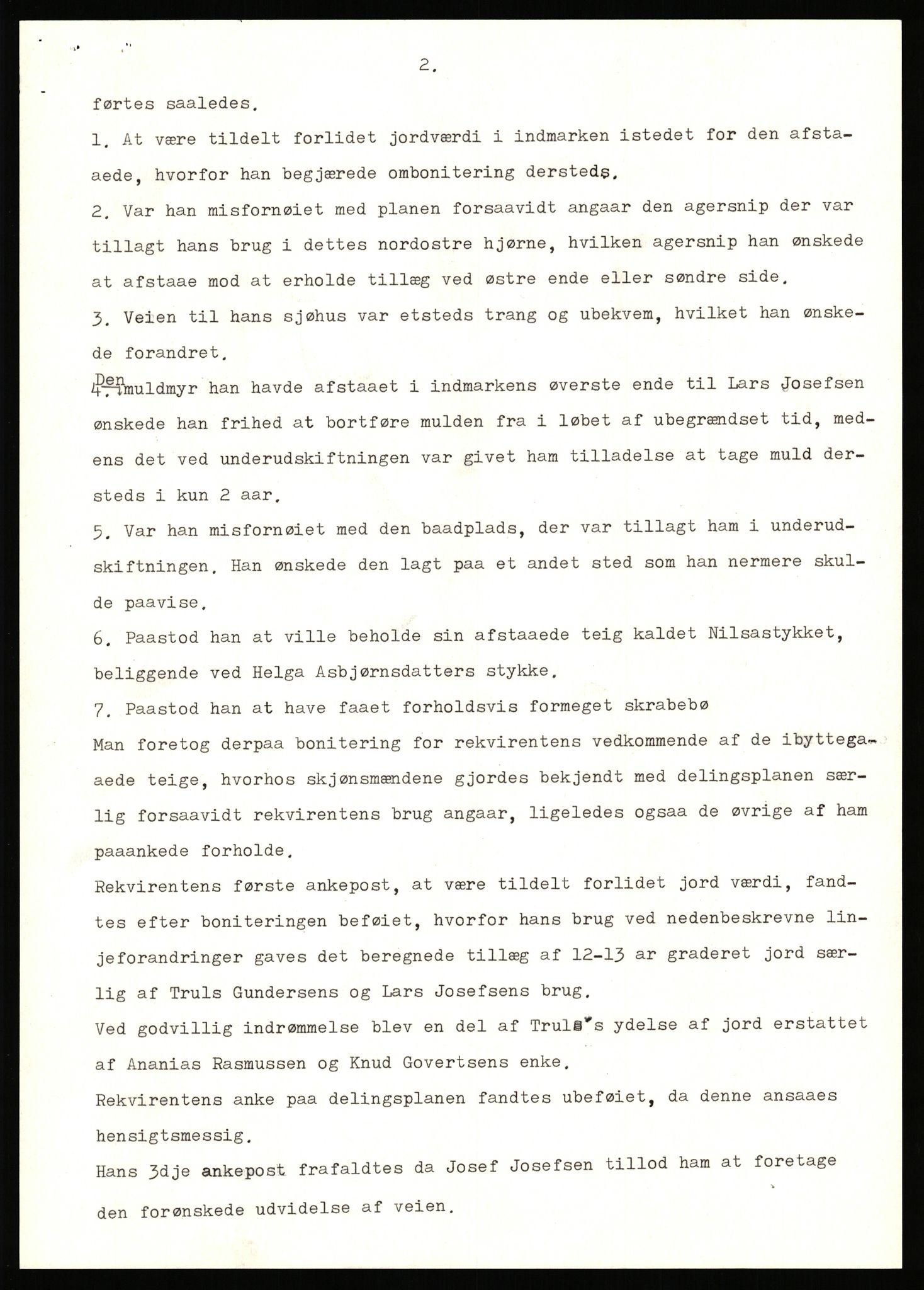 Statsarkivet i Stavanger, AV/SAST-A-101971/03/Y/Yj/L0087: Avskrifter sortert etter gårdsnavn: Tjemsland nordre - Todhammer, 1750-1930, p. 414