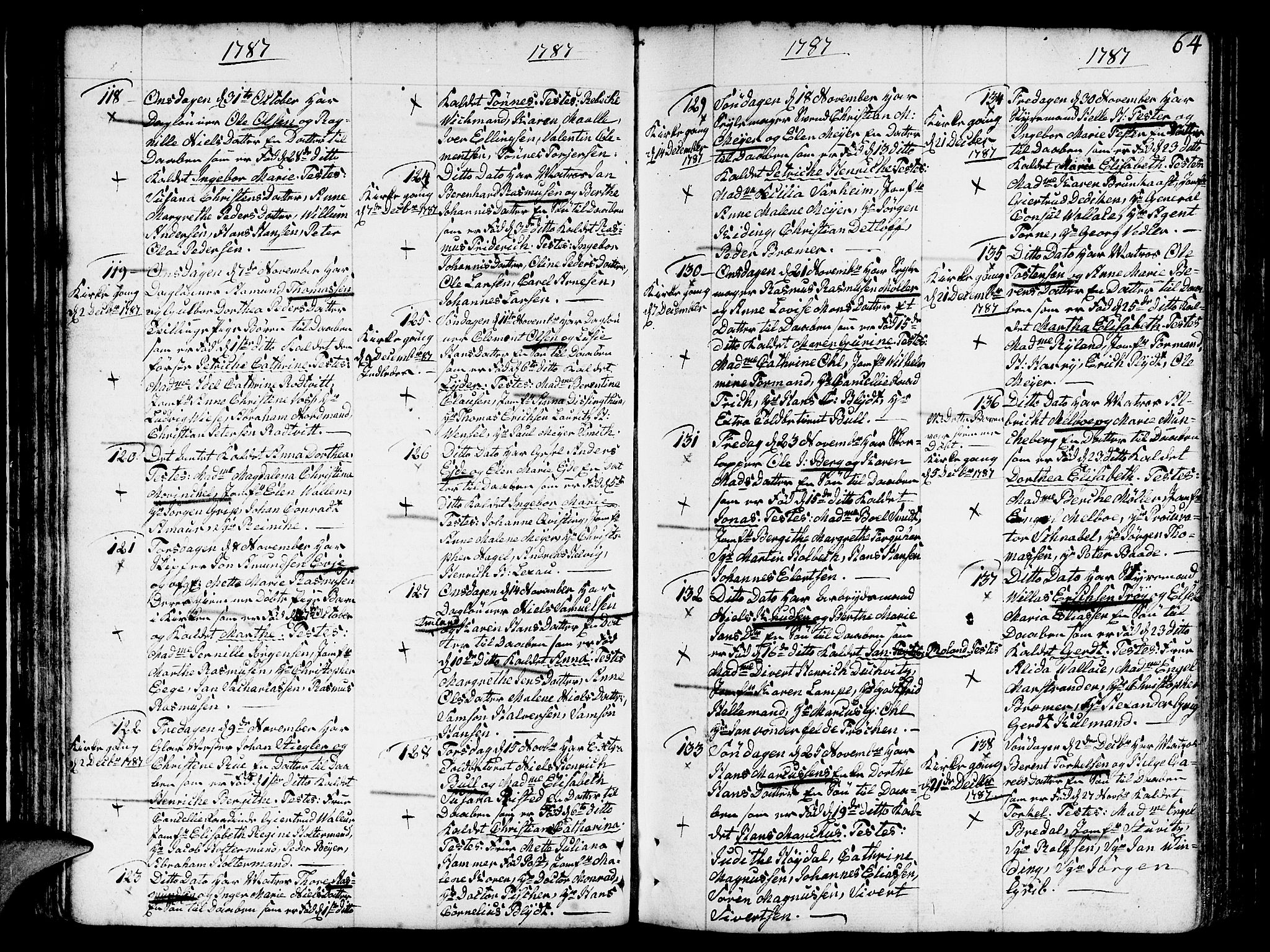 Nykirken Sokneprestembete, SAB/A-77101/H/Haa/L0005: Parish register (official) no. A 5, 1775-1808, p. 64