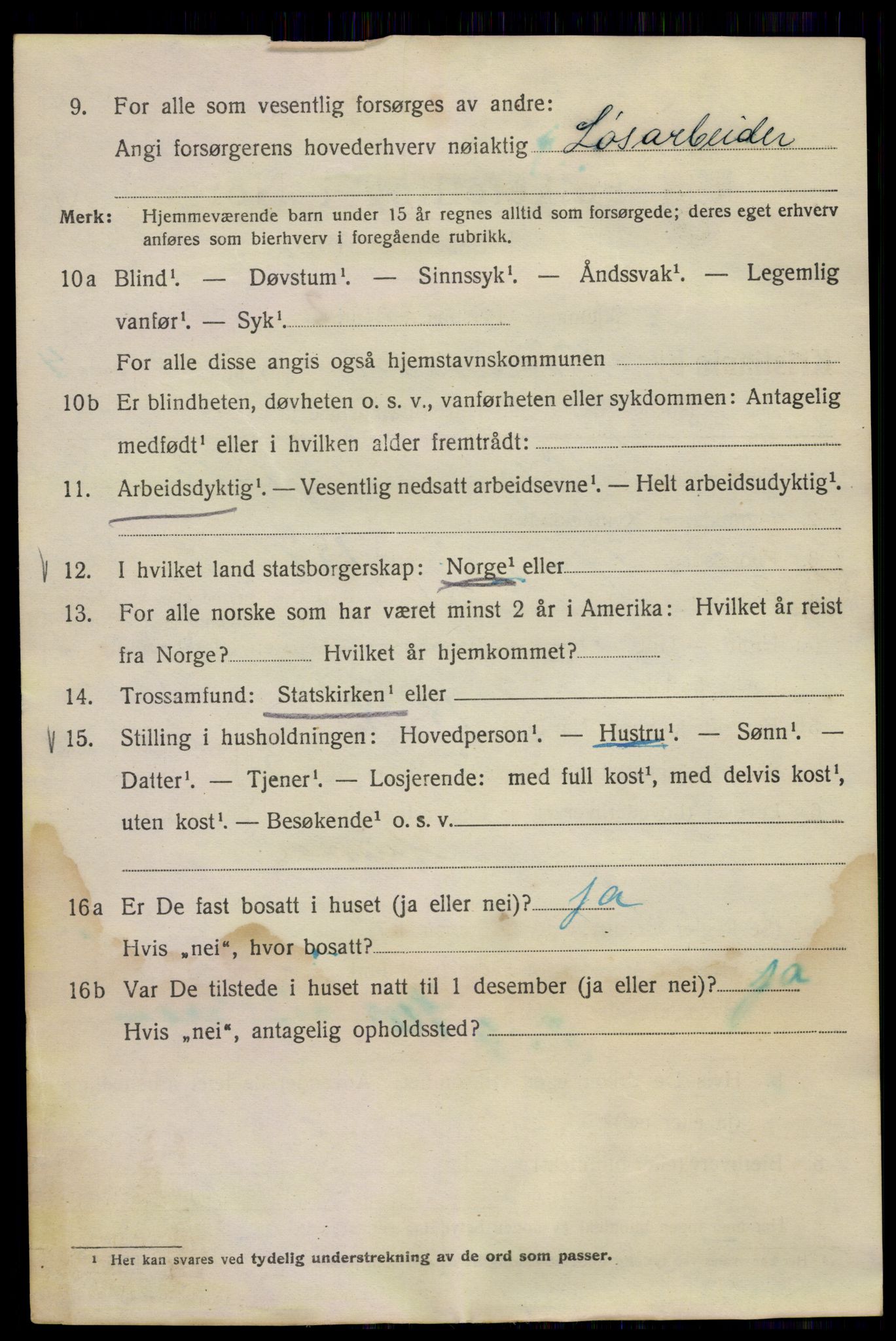 SAO, 1920 census for Kristiania, 1920, p. 342136