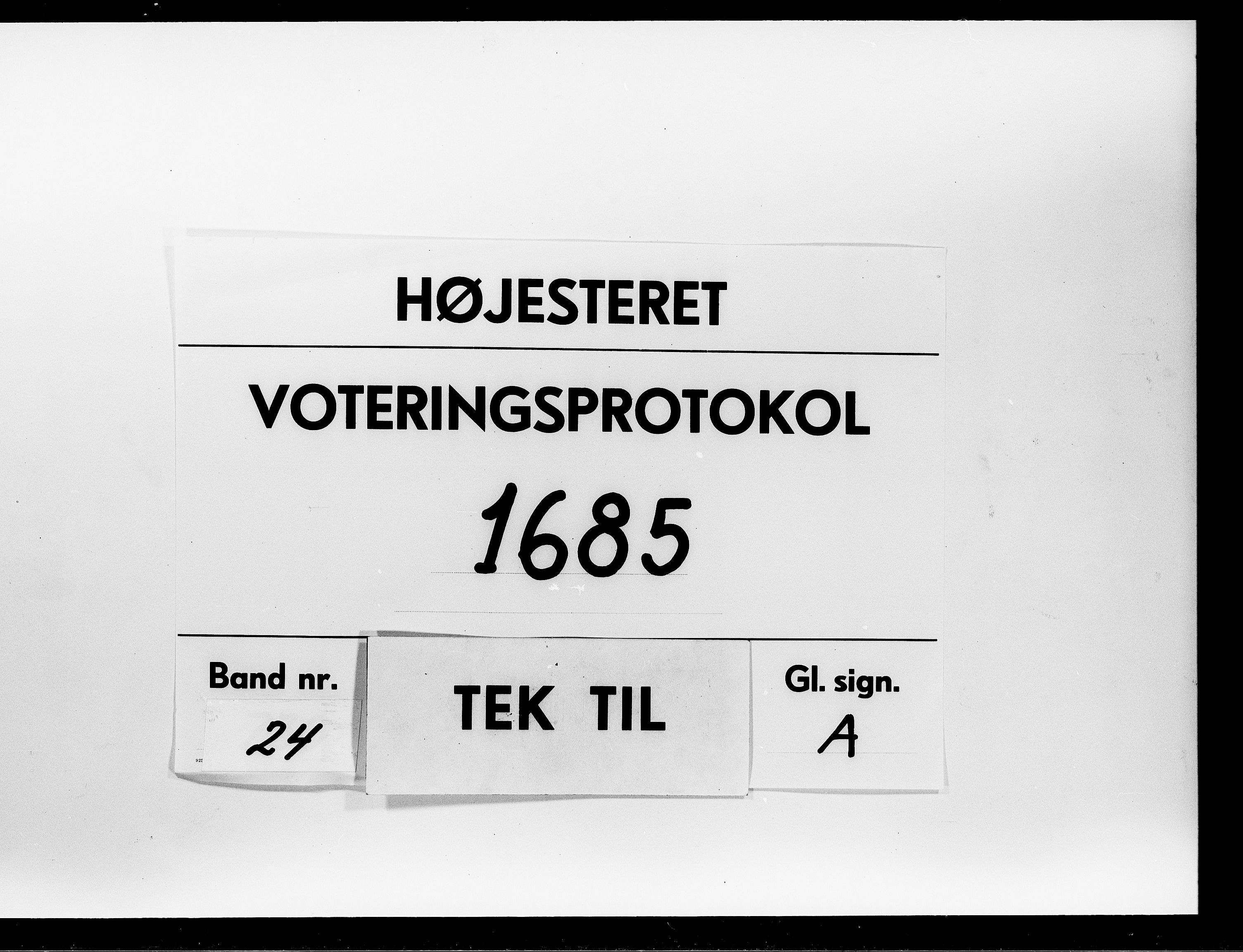 Højesteret, DRA/A-0009, 1685