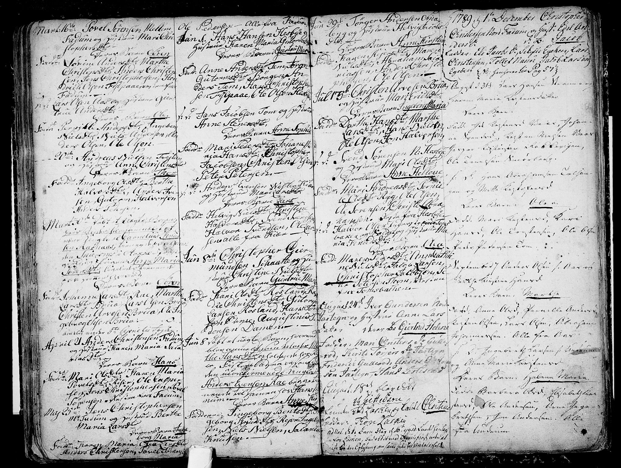 Sem kirkebøker, AV/SAKO-A-5/F/Fa/L0002: Parish register (official) no. I 2, 1764-1798, p. 56