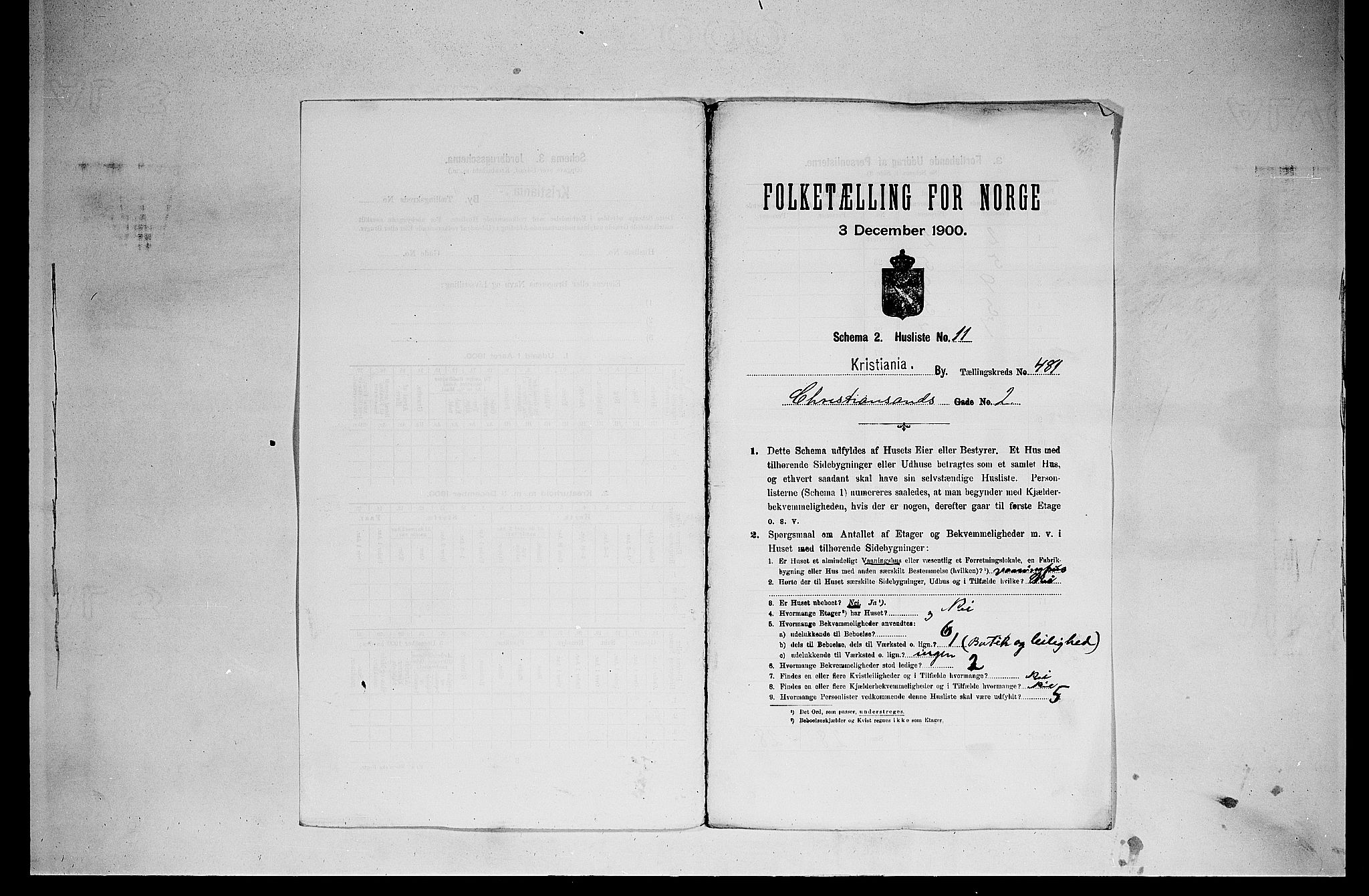 SAO, 1900 census for Kristiania, 1900, p. 12566