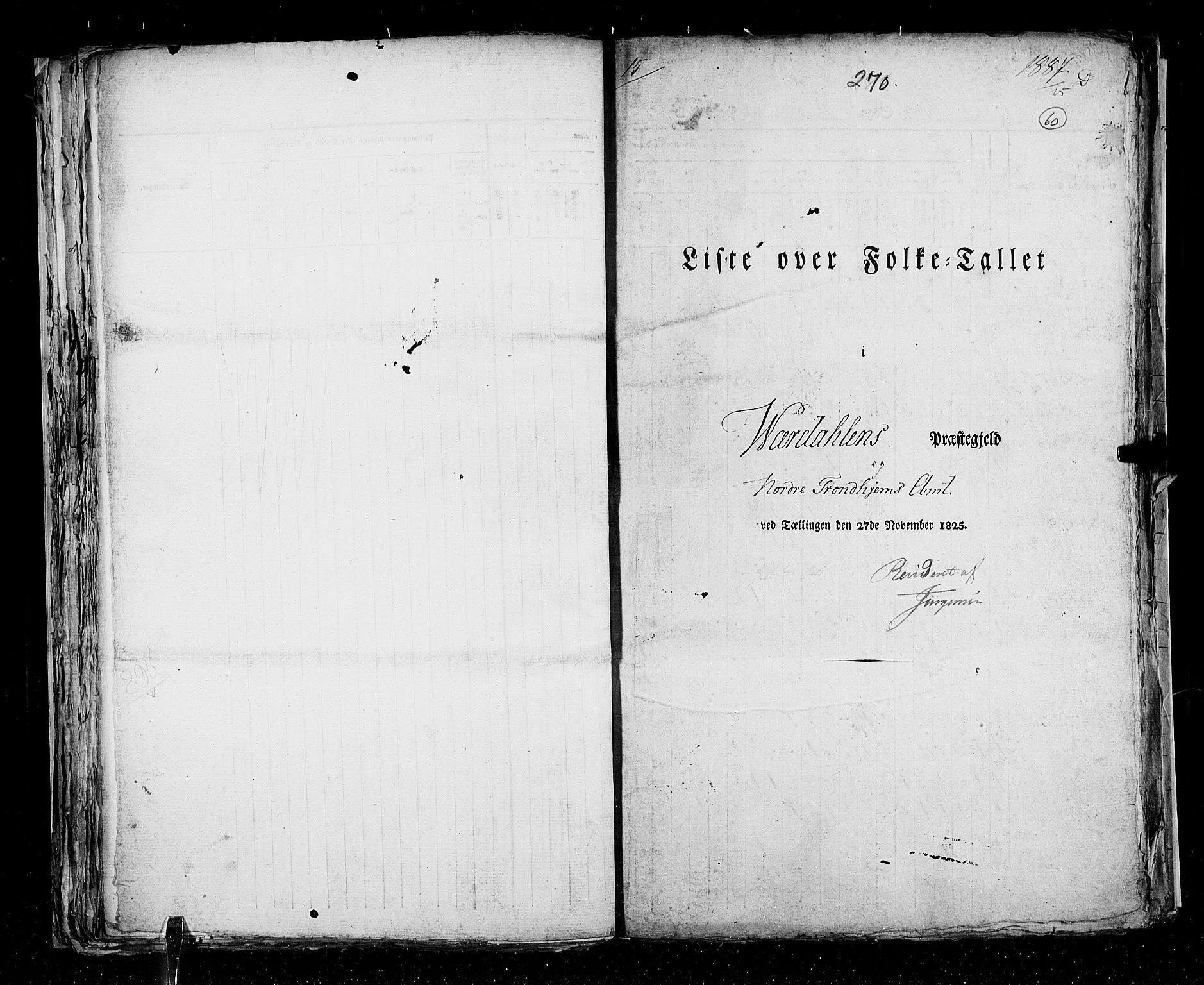 RA, Census 1825, vol. 17: Nordre Trondhjem amt, 1825, p. 60