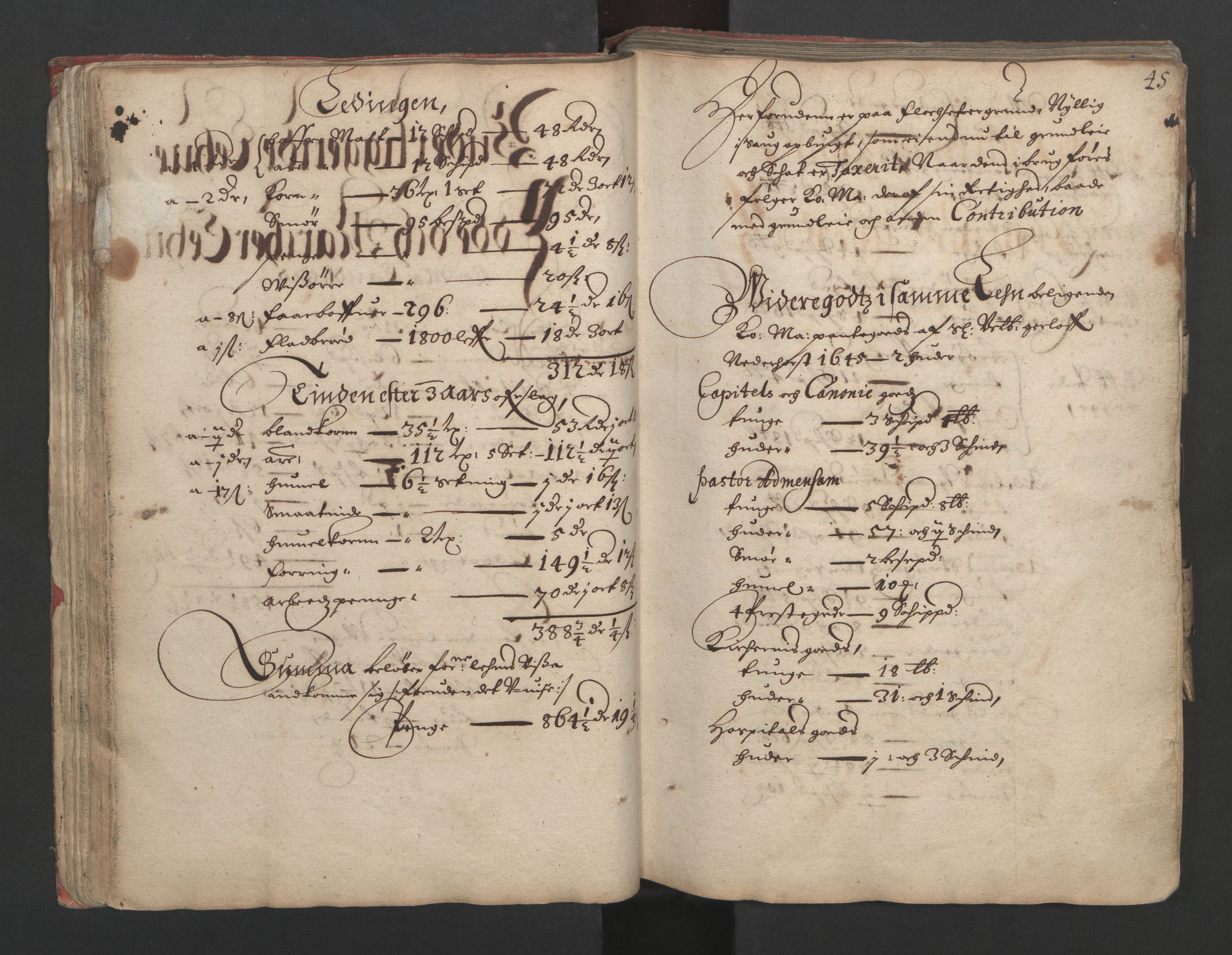 Rentekammeret inntil 1814, Realistisk ordnet avdeling, AV/RA-EA-4070/L/L0031/0001: Landkommisjonens ekstrakter: / Niclas Paulsens ekstrakt av Landkommisjonens innleverte saker:, 1662, p. 44b-45a