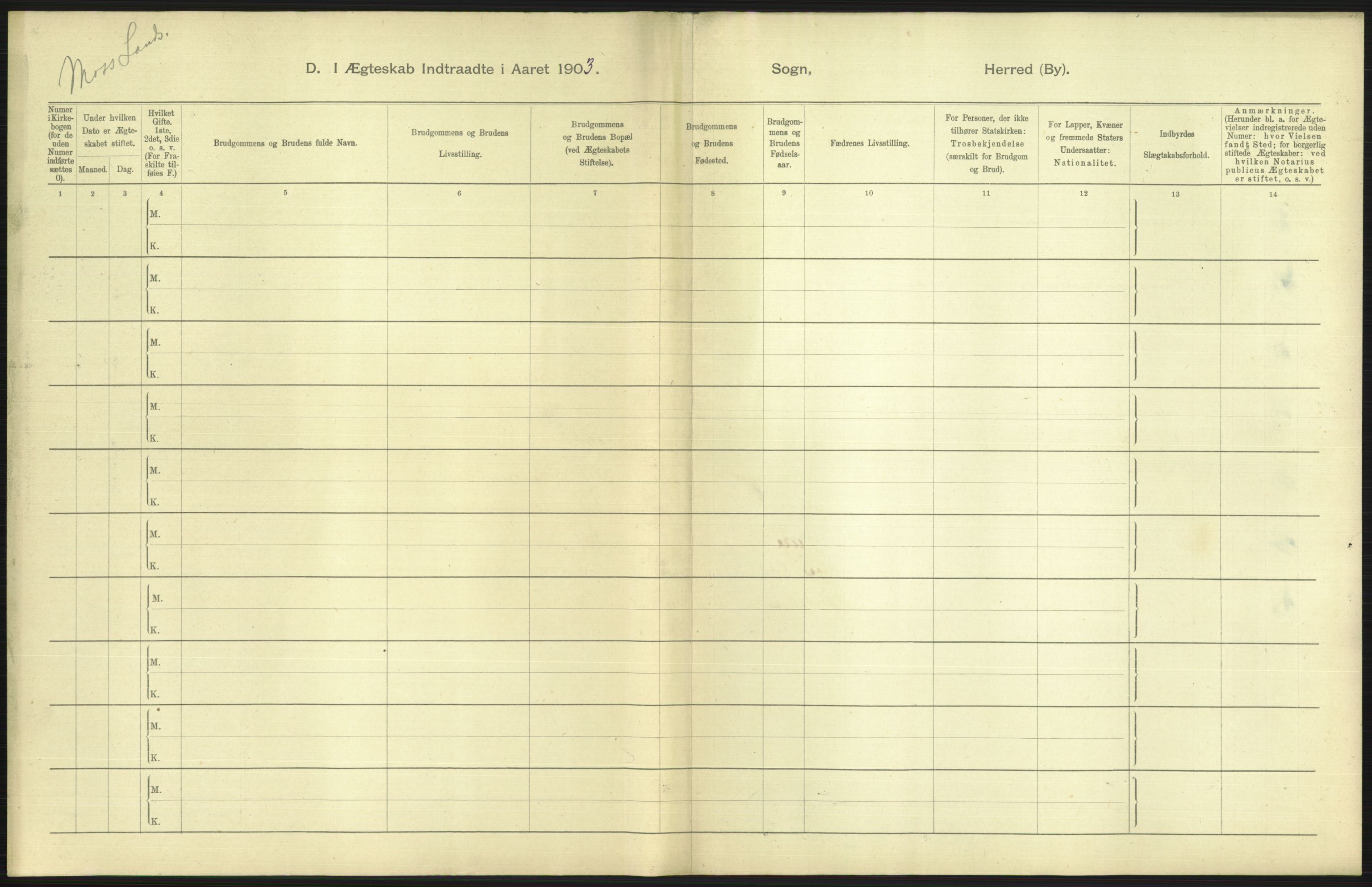 Statistisk sentralbyrå, Sosiodemografiske emner, Befolkning, AV/RA-S-2228/D/Df/Dfa/Dfaa/L0001: Smålenenes amt: Fødte, gifte, døde, 1903, p. 505