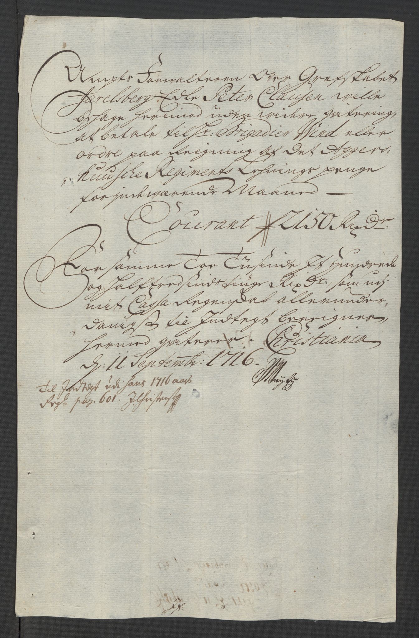Rentekammeret inntil 1814, Reviderte regnskaper, Fogderegnskap, RA/EA-4092/R32/L1880: Fogderegnskap Jarlsberg grevskap, 1716, p. 167
