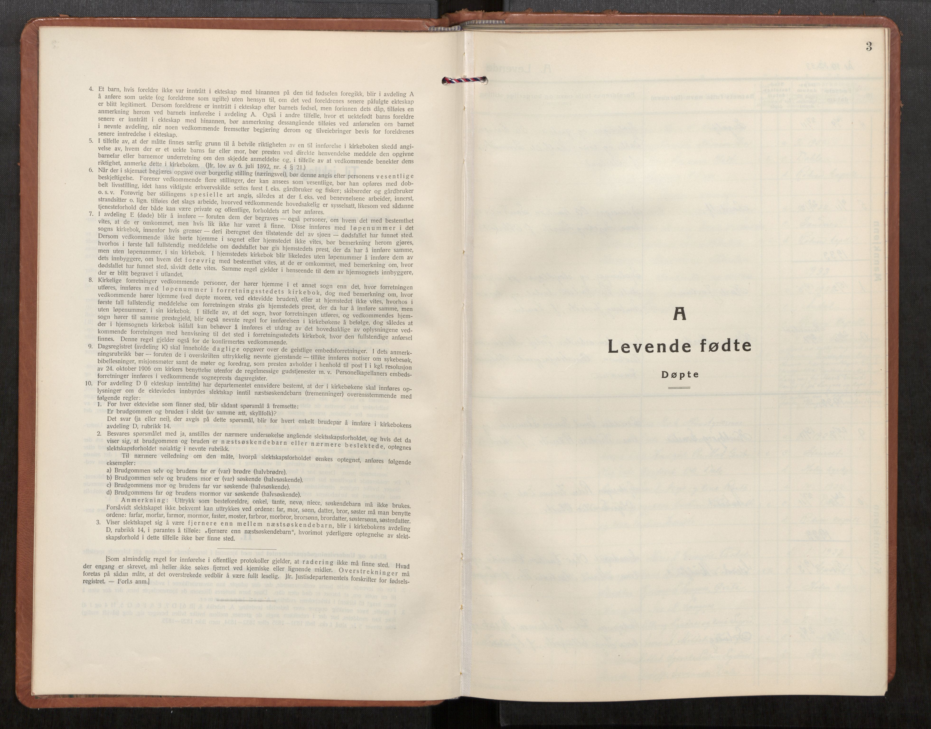 Ministerialprotokoller, klokkerbøker og fødselsregistre - Møre og Romsdal, AV/SAT-A-1454/549/L0616: Parish register (copy) no. 549C02, 1932-1961, p. 3