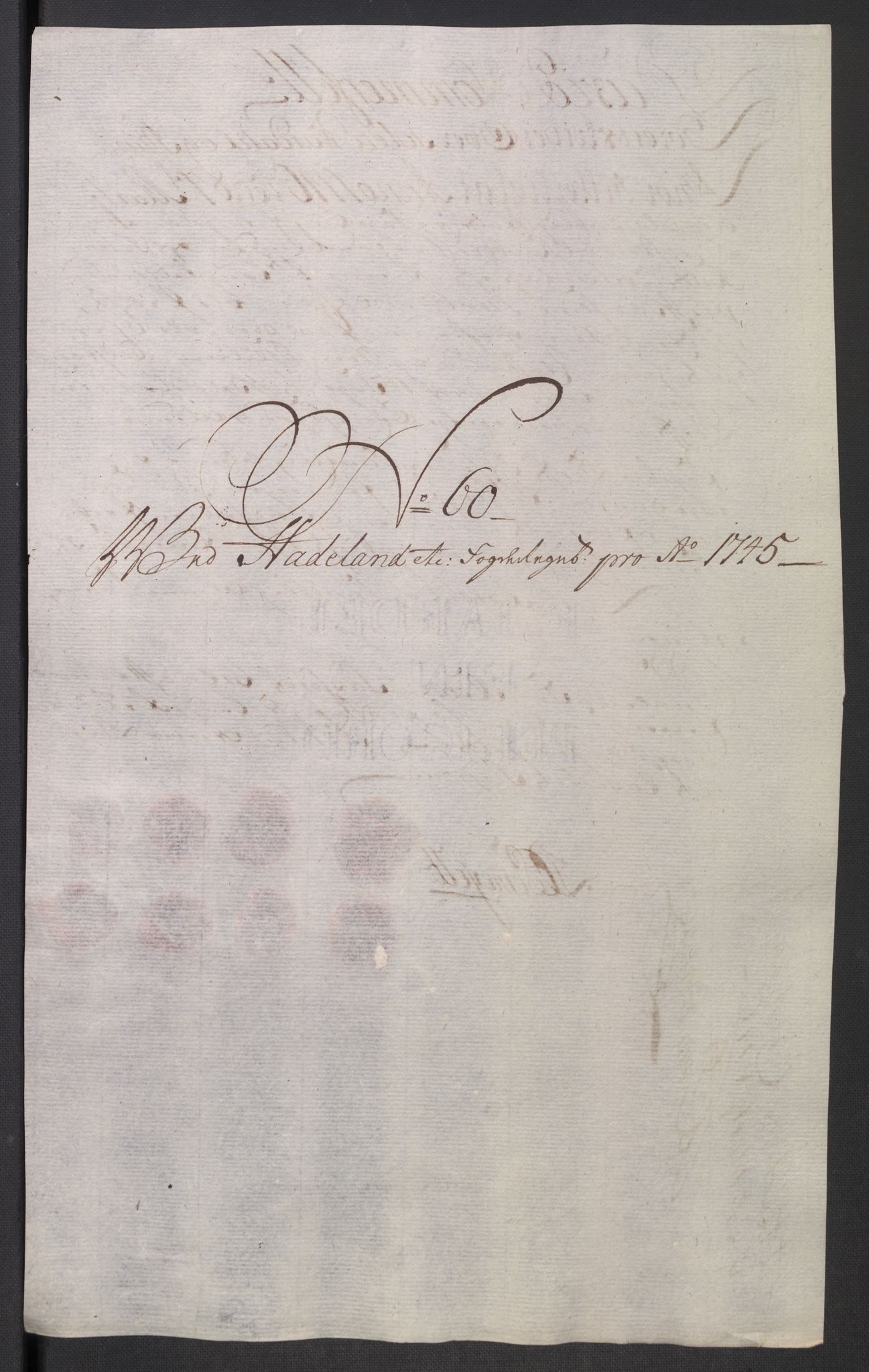 Rentekammeret inntil 1814, Reviderte regnskaper, Fogderegnskap, AV/RA-EA-4092/R18/L1345: Fogderegnskap Hadeland, Toten og Valdres, 1745-1746, p. 276