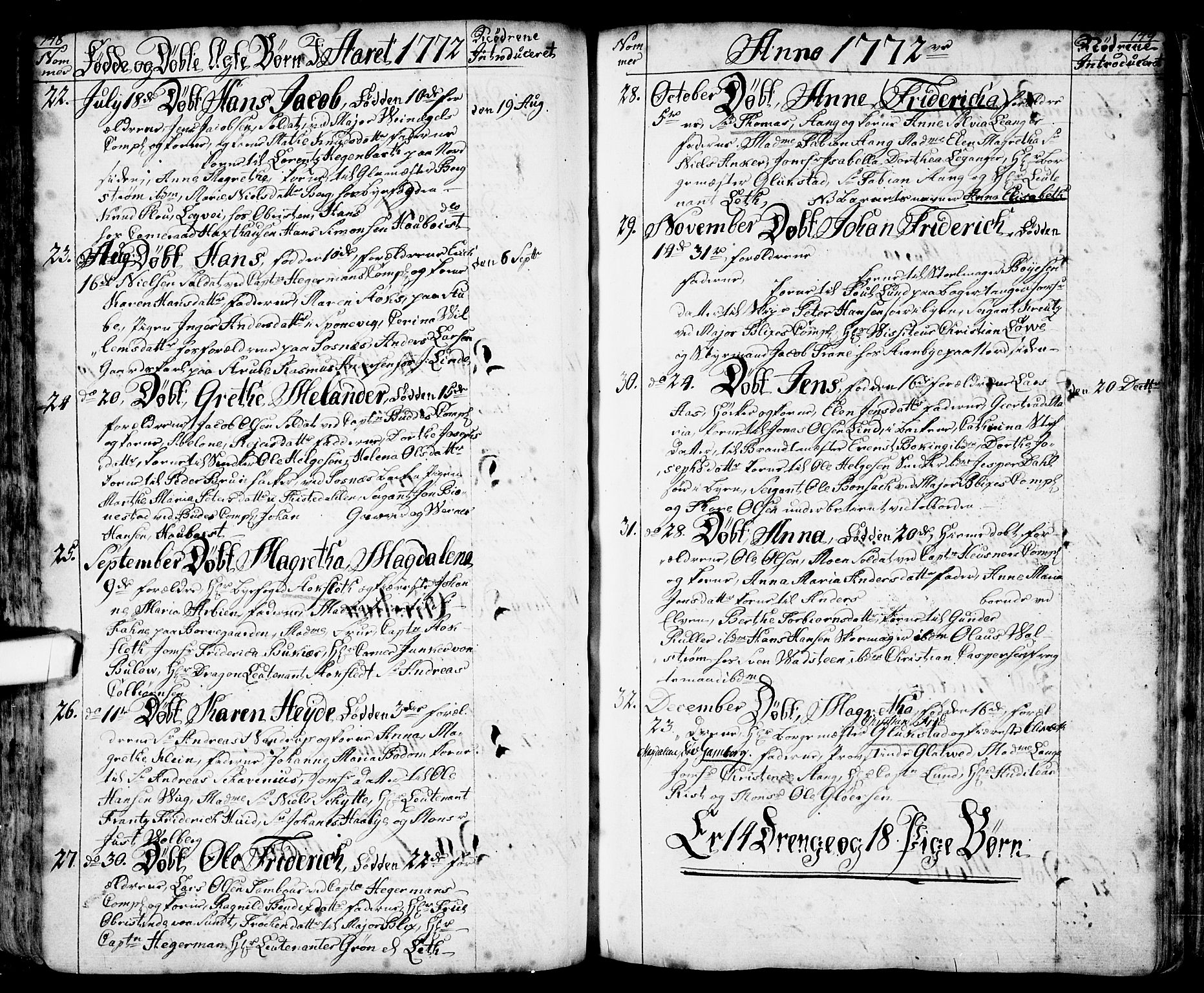 Halden prestekontor Kirkebøker, SAO/A-10909/F/Fa/L0001: Parish register (official) no. I 1, 1758-1791, p. 148-149